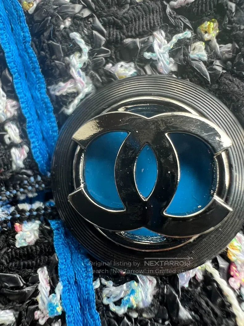 Chanel Chanel 20p blue jacket Size XXS / US 00 / IT 34 - 8 Thumbnail