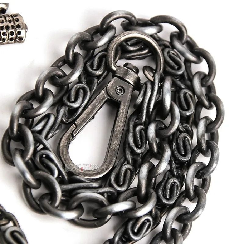 Vintage Heavy Duty Link Metal Pants Chain Size ONE SIZE - 4 Thumbnail