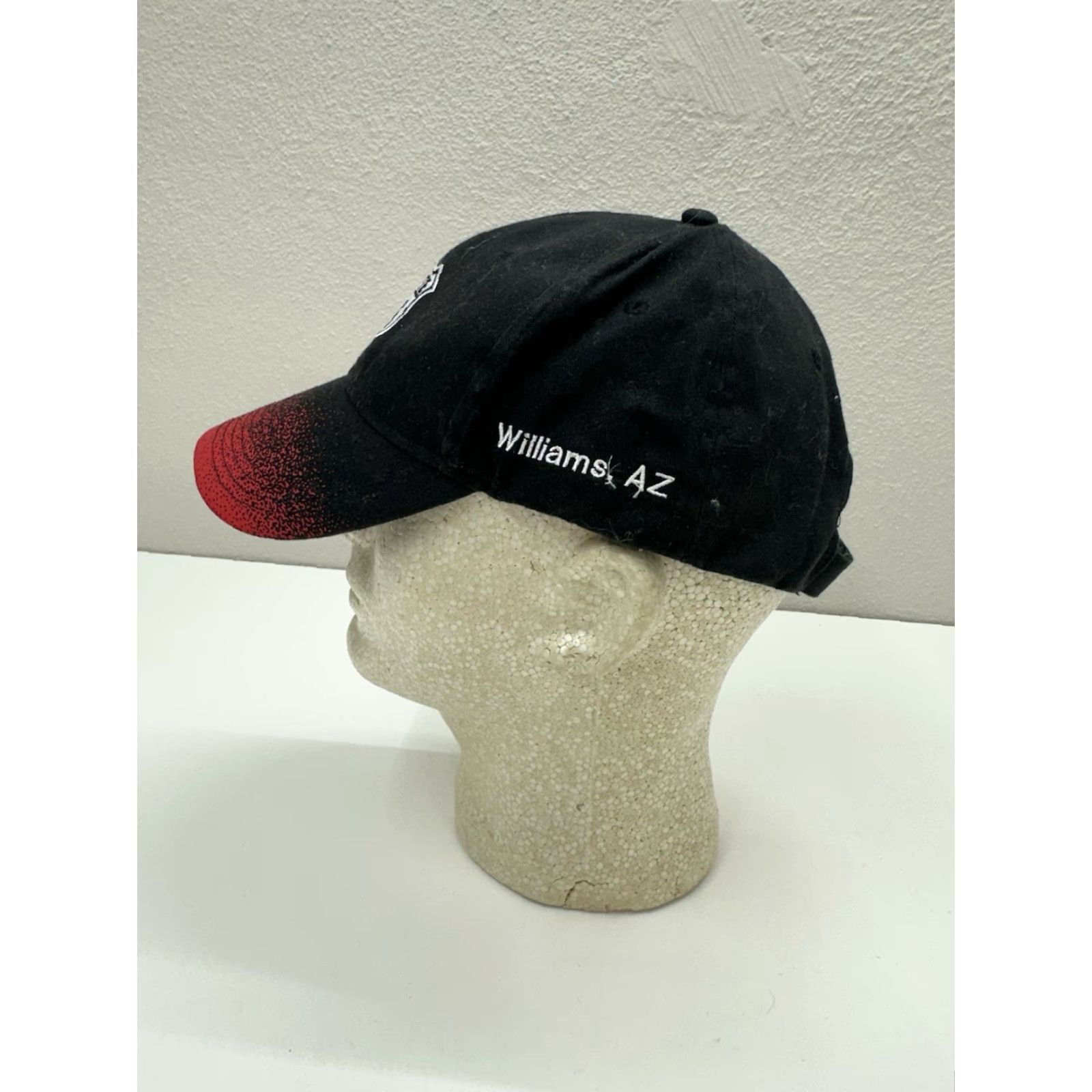 Route 66 KC Caps Baseball Hat Route 66 Williams Arizonia Black Red Adjustable Cap Men One Size Black Baseball Cap Accessories Vintage? No Size ONE SIZE - 7 Thumbnail