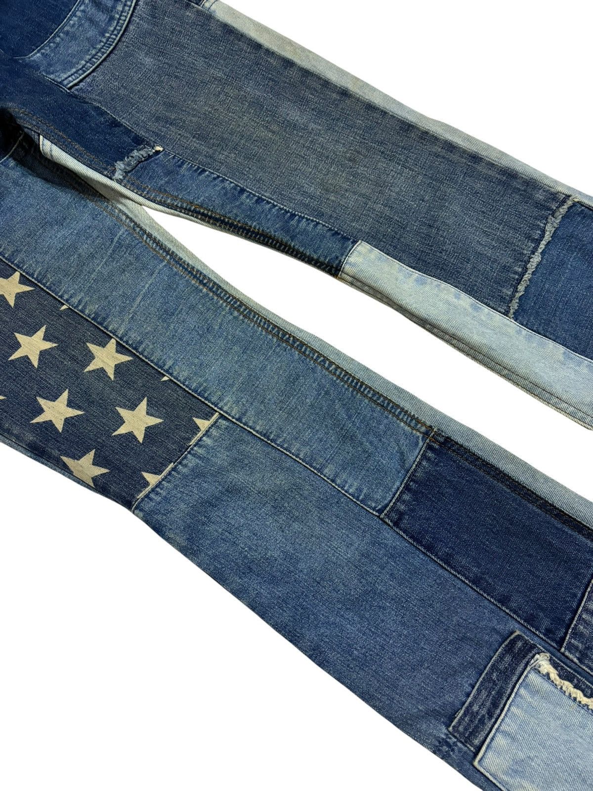 Beauty Beast Kinky Jeans Hysteric Glamour Patchwork Flared Jeans Size US 29 - 6 Thumbnail