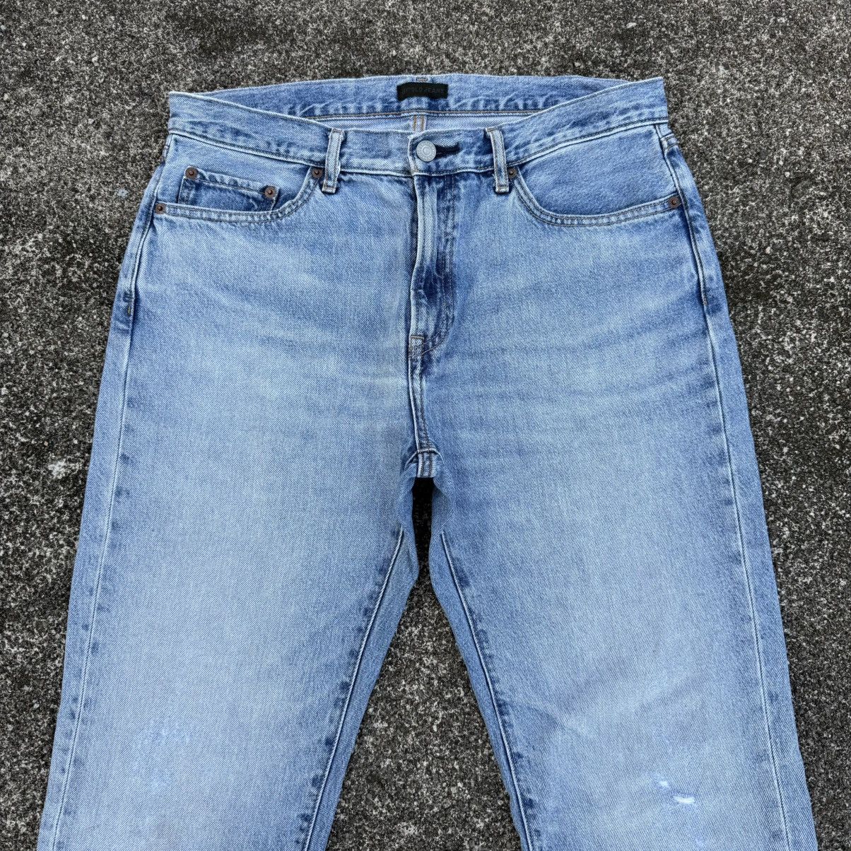 Jean VINTAGE JAPANESE DENIM STRAIGHT FADED JEAN PANTS Size US 33 - 3 Thumbnail