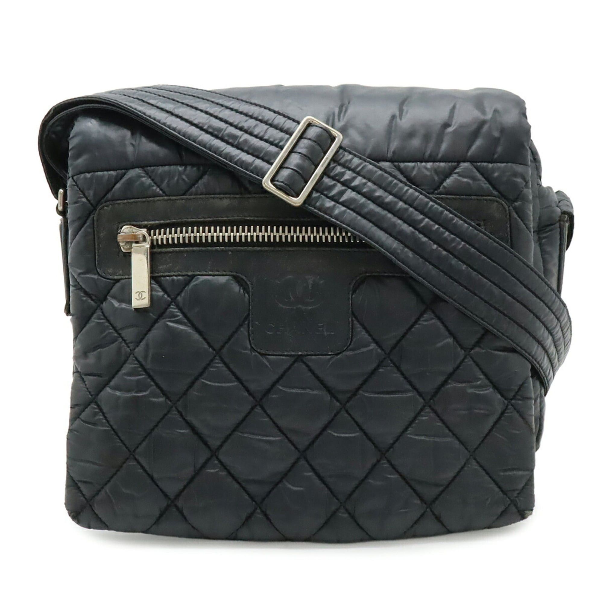 Chanel CHANEL Coco Cocoon Matelassé Small Shoulder Bag, Nylon and Leather, Black, A48616 Size ONE SIZE - 1 Thumbnail