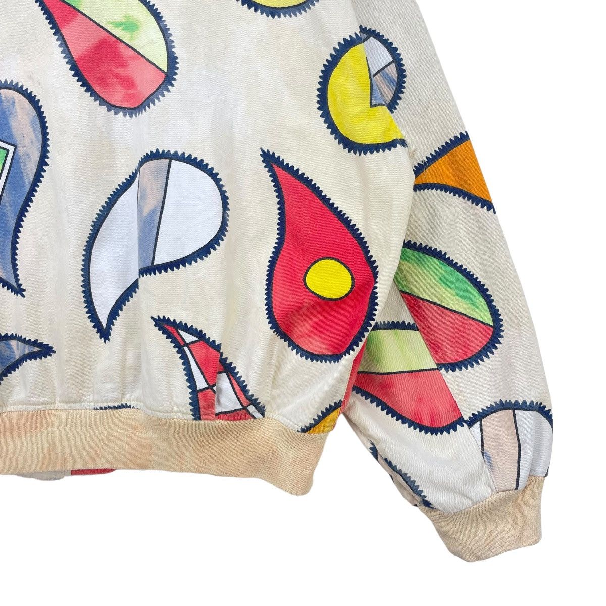 Jean Charles De Castelbajac × Vintage 💥Vtg Castelbajec Euro Paisley Nation Flag Bomber Jacket Size US XL / EU 56 / 4 - 10 Thumbnail