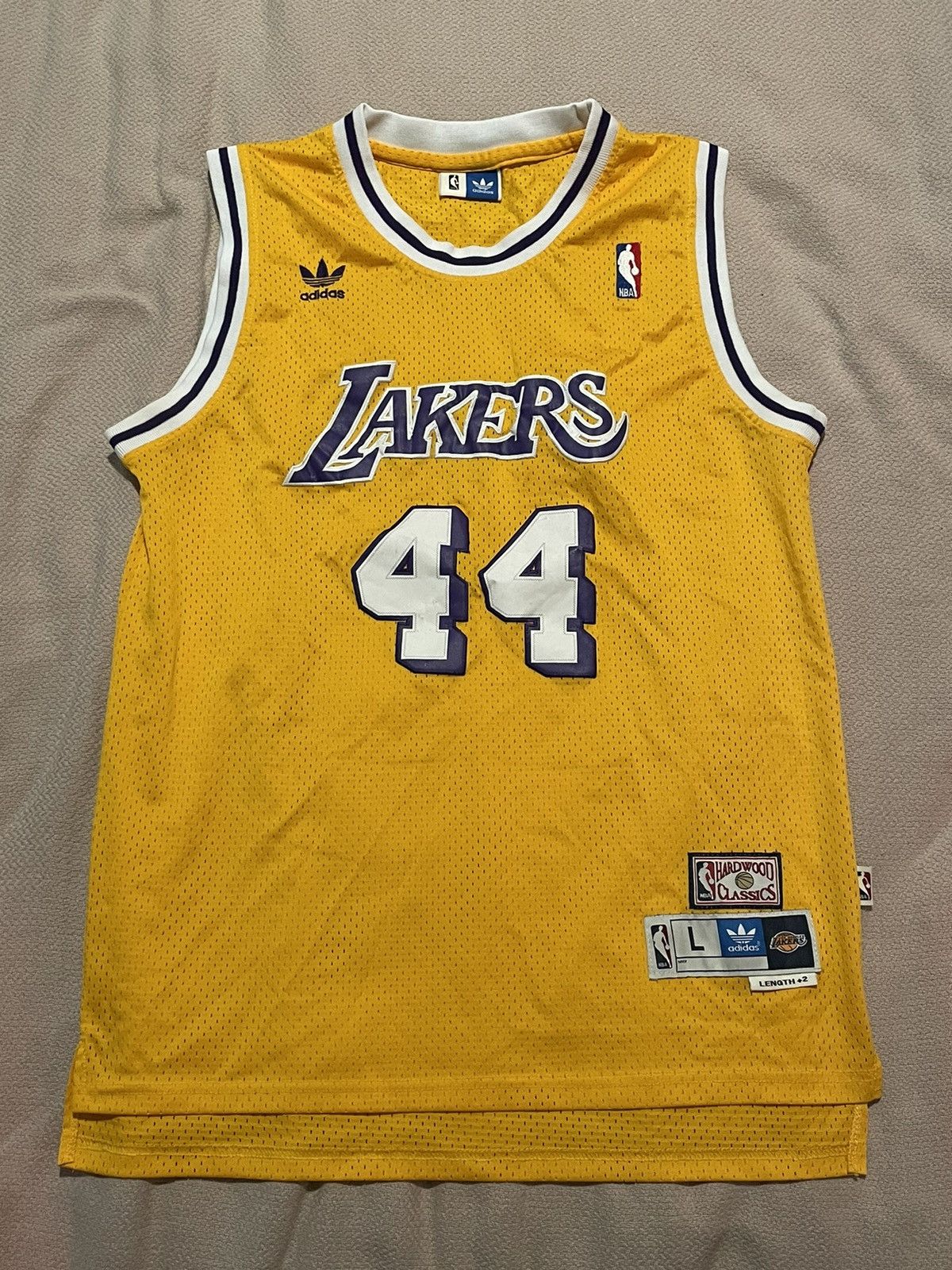 Adidas Adidas Los Angeles Lakers Jersey (West #44) Size US L / EU 52-54 / 3 - 1 Thumbnail