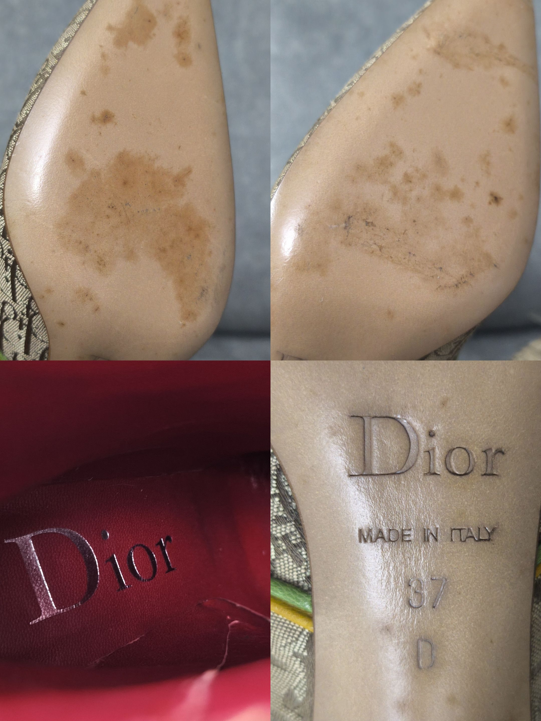 Dior Sick 🔥🔥Vintage Dior Rasta Shoes Size US 7 / IT 37 - 12 Thumbnail