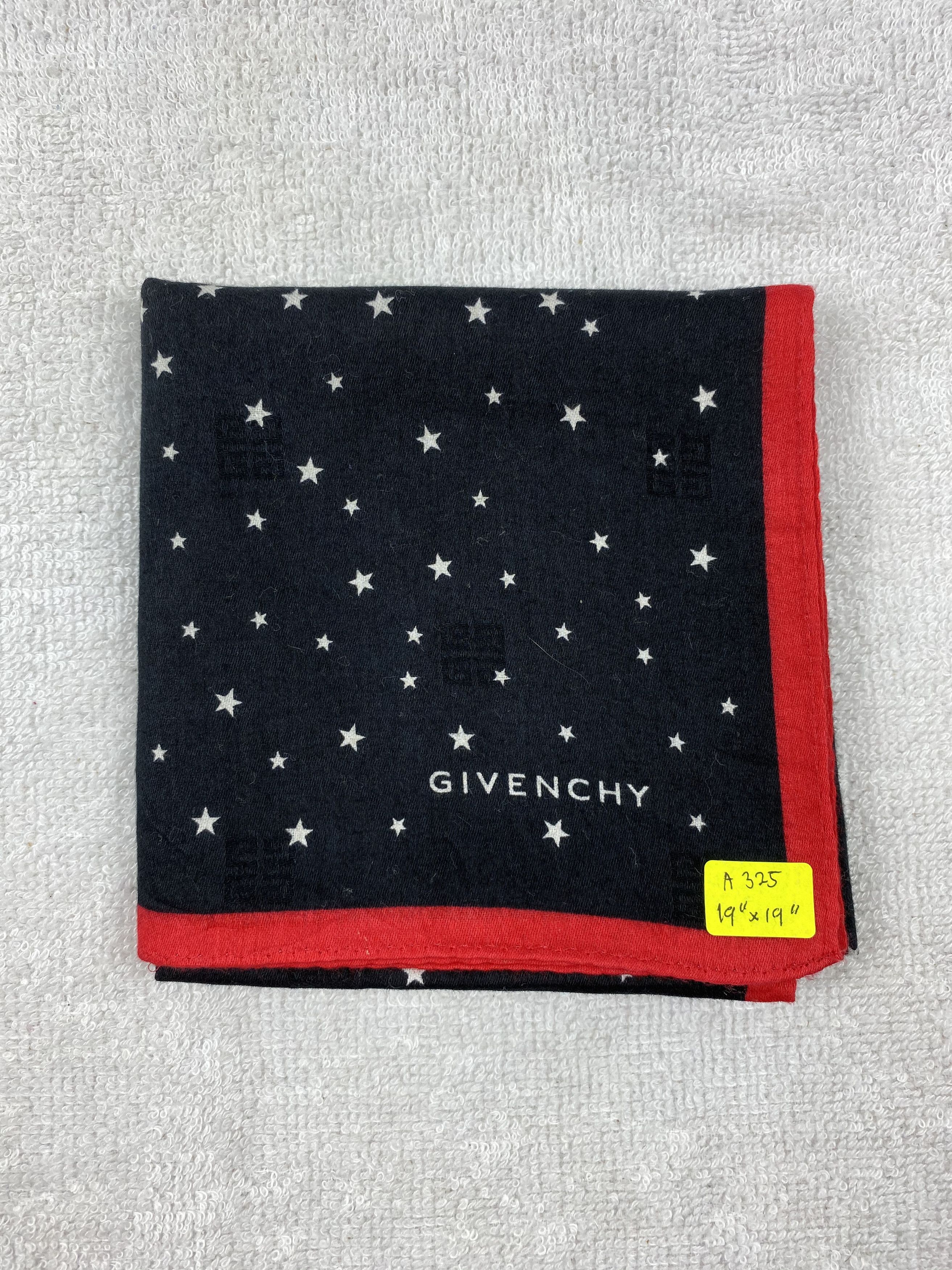 Vintage Givenchy Monogram Handkerchief / Bandana / Neckerchief Size ONE SIZE - 6 Thumbnail