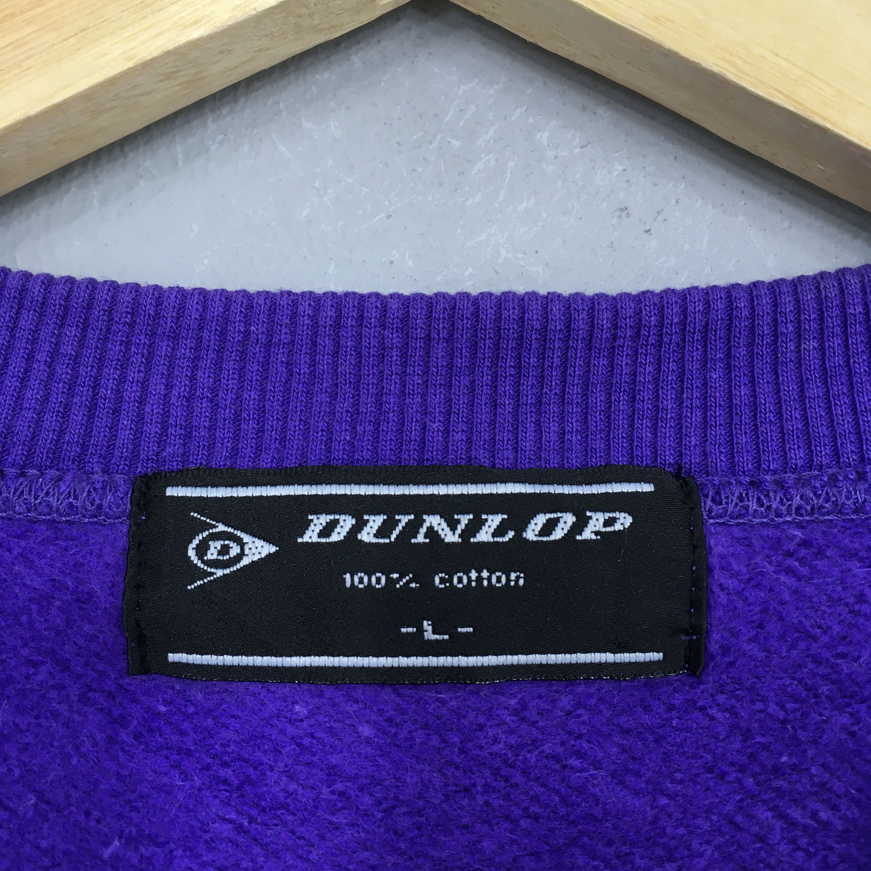 Dunlop × Vintage Vintage Dunlop Motorsport Purple Sweatshirt Large Size US L / EU 52-54 / 3 - 4 Thumbnail