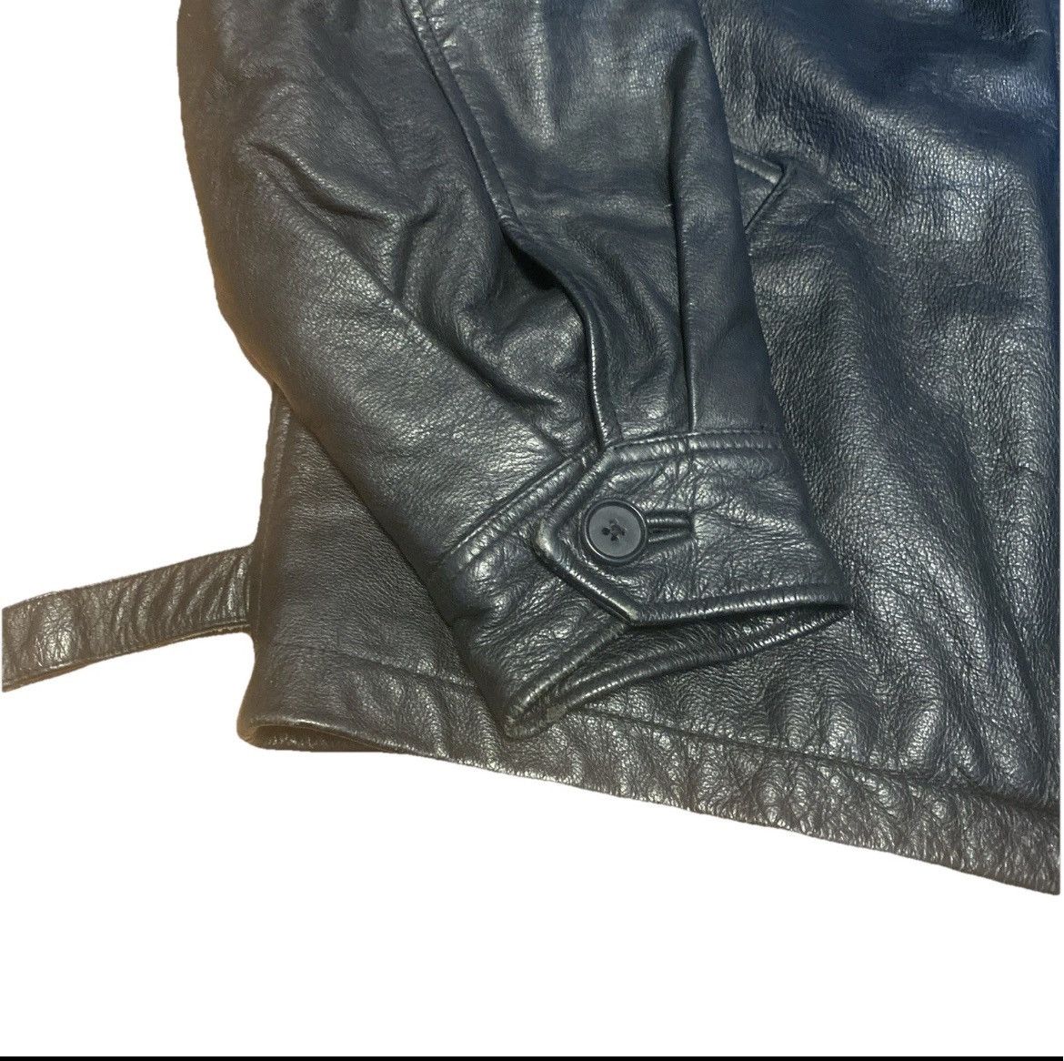 Gap Vintage GAP Men's Moto Jacket Y2K 2000s Black Size Large Size US L / EU 52-54 / 3 - 2 Thumbnail