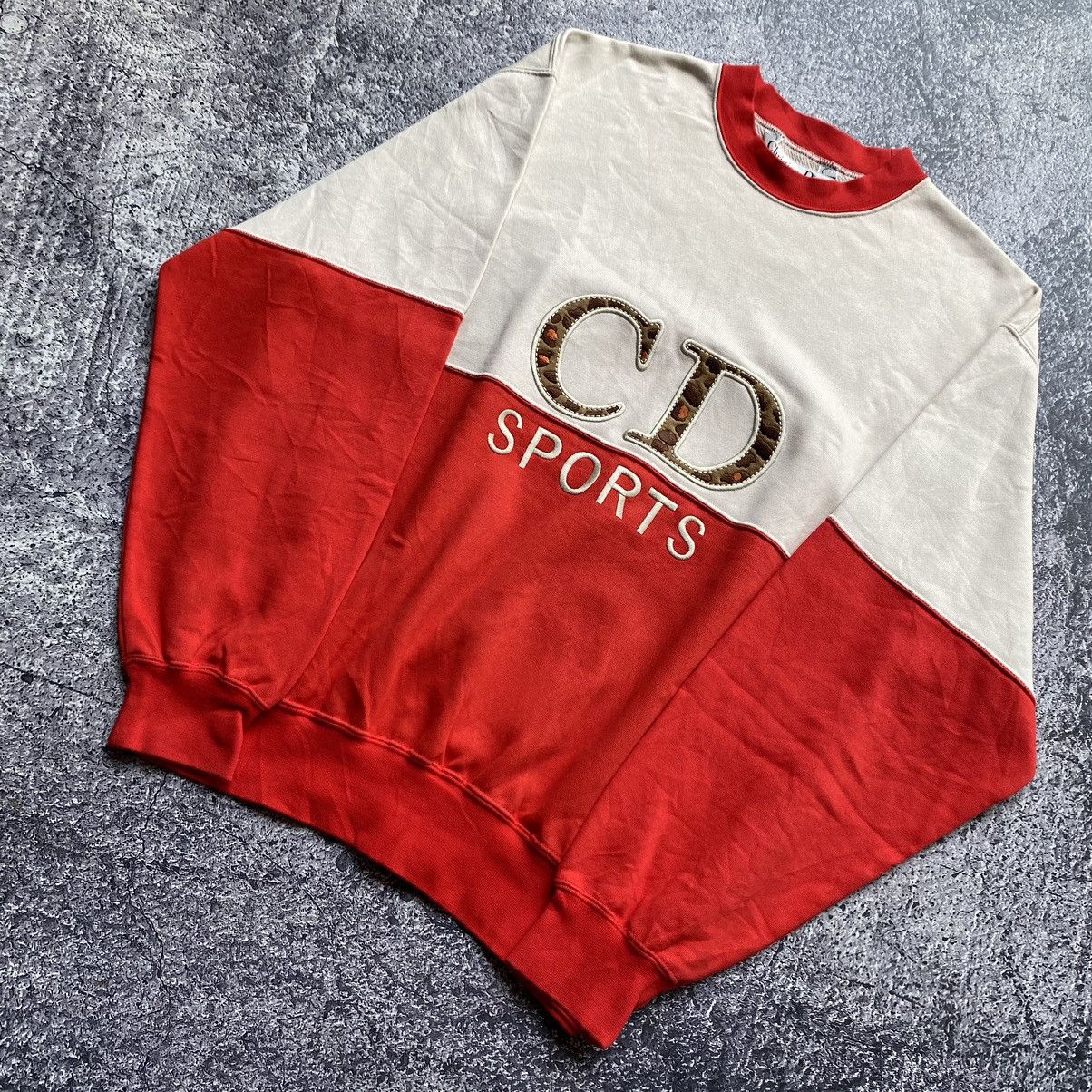 Christian Dior Monsieur CHRISTIAN DIOR Sport Vintage Sweatshirt Size US L / EU 52-54 / 3 - 2 Thumbnail
