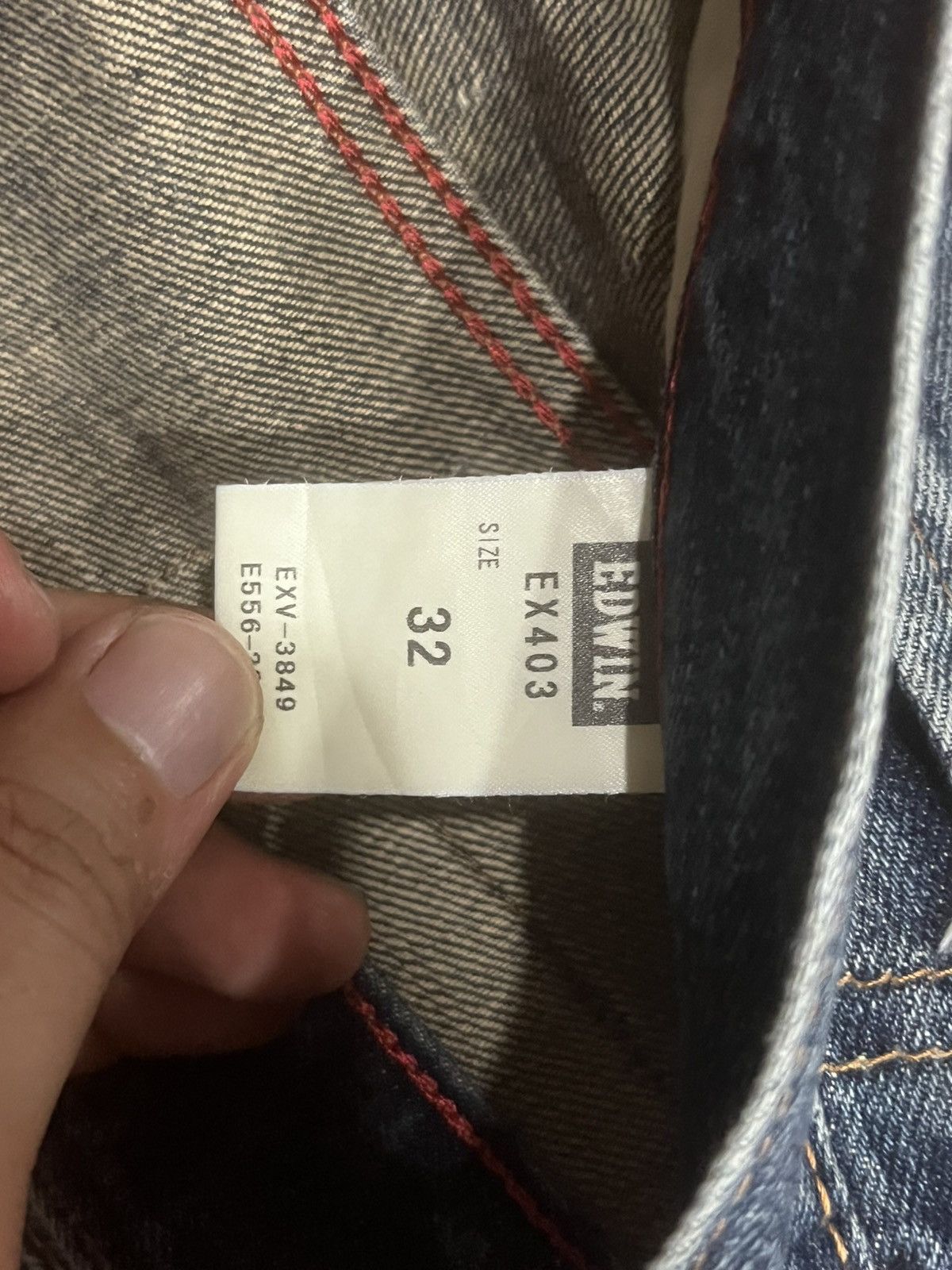 Edwin Vintage Edwin Exclusive Vintage Blue Washed Distressed Jeans Size US 32 / EU 48 - 17 Thumbnail