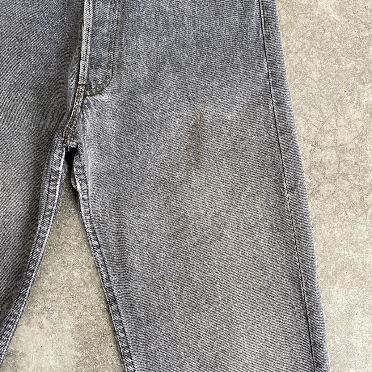 Levi's Vintage 80’s Levis 501 Faded Ash Grey Denim Jeans Size US 30 / EU 46 - 6 Thumbnail
