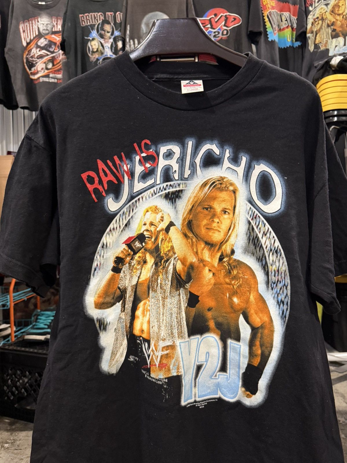 WWF Rare Vintage 90s WWF Chris Jericho Rap Tee XL Size US XL / EU 56 / 4 - 2 Thumbnail