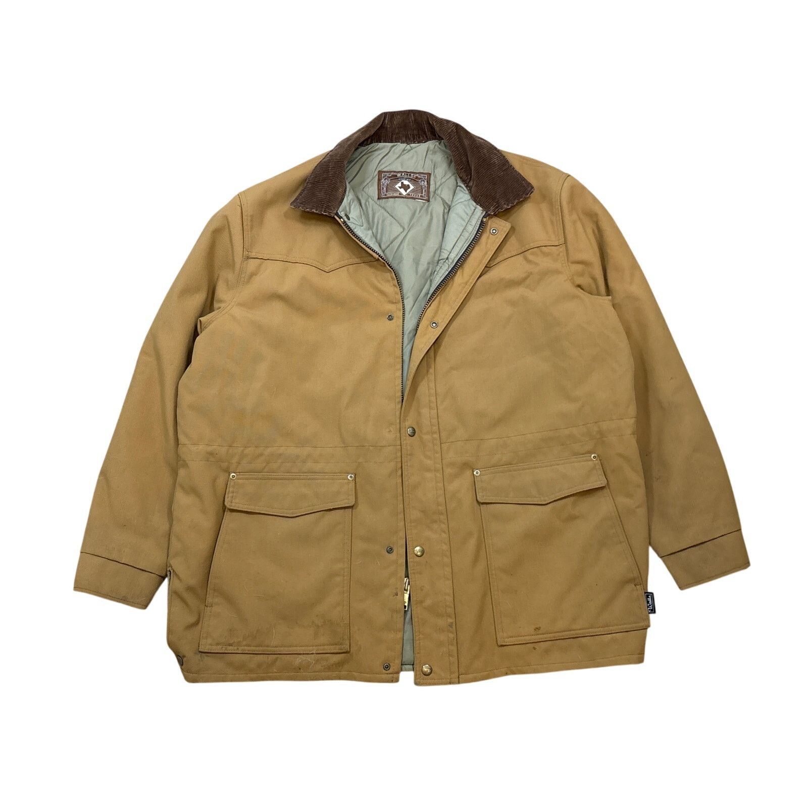 Walls Vintage 90s Walls Western Wear Duck Canvas Jacket 2XLT quilt Size US XXL / EU 58 / 5 - 1 Thumbnail