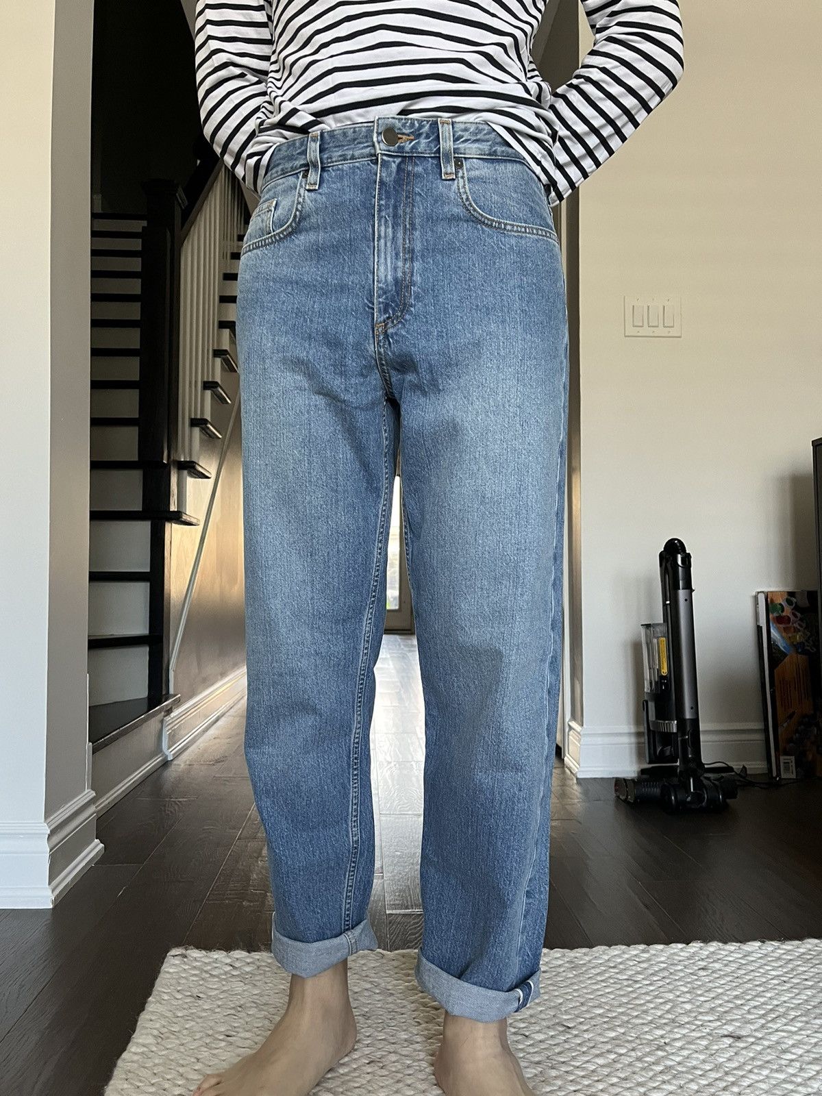 image of Cos Tapped Casual Original Jean in Blue, Men's (Size 27)