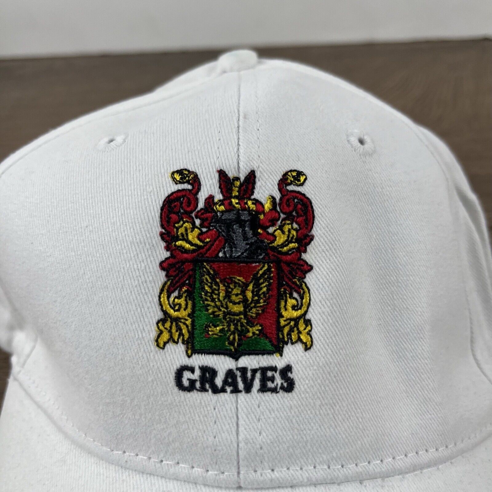 Other Graves Hat White Cap Hat Graves Adjustable Hat White Adult H Size ONE SIZE - 7 Thumbnail