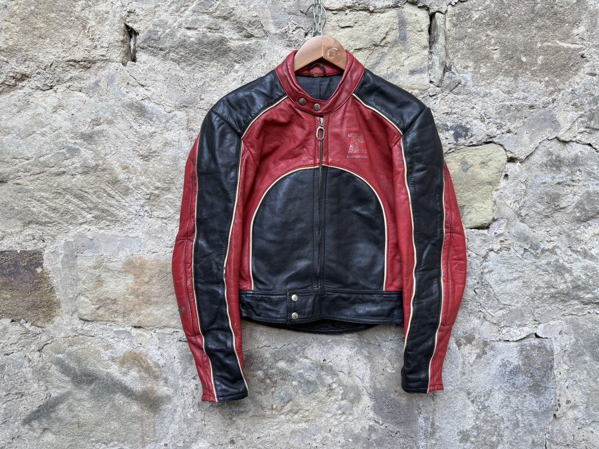 Vintage Vintage 90s Motorcycle Leather Biker Cafe Racer Jacket Size US M / EU 48-50 / 2 - 1 Thumbnail