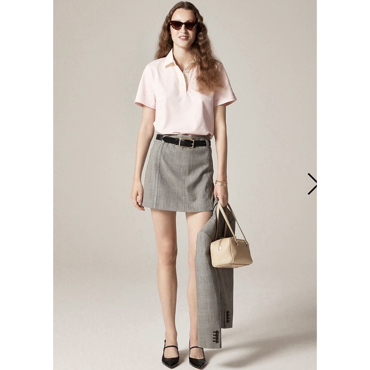 J.Crew J.Crew Womens Mini Skirt In Glen Plaid Italian Wool Blend Sz Size 28" / US 6 / IT 42 - 11 Thumbnail