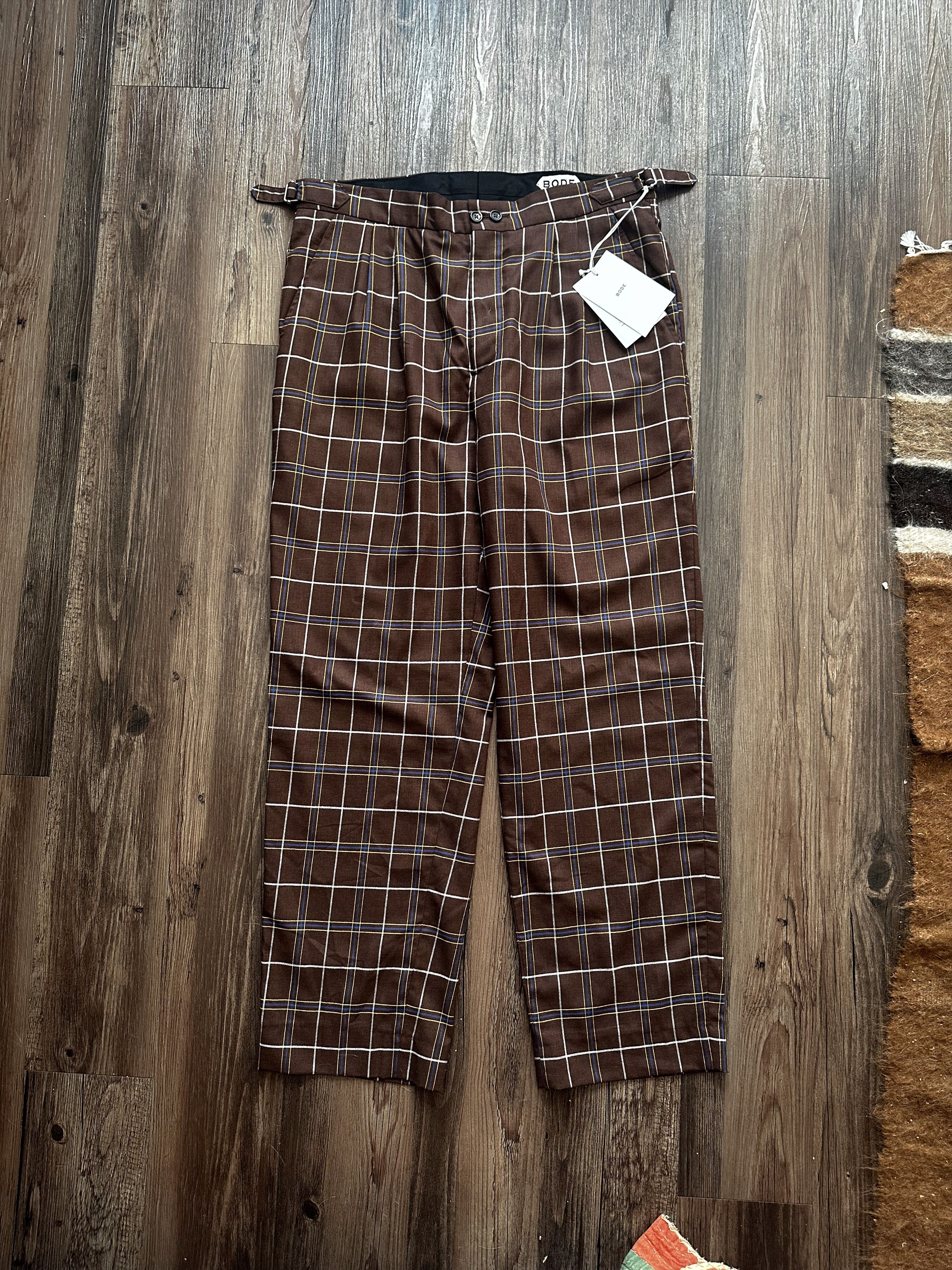 Bode Dunham Plaid Trousers - New With Tags Size US 30 / EU 46 - 1 Thumbnail