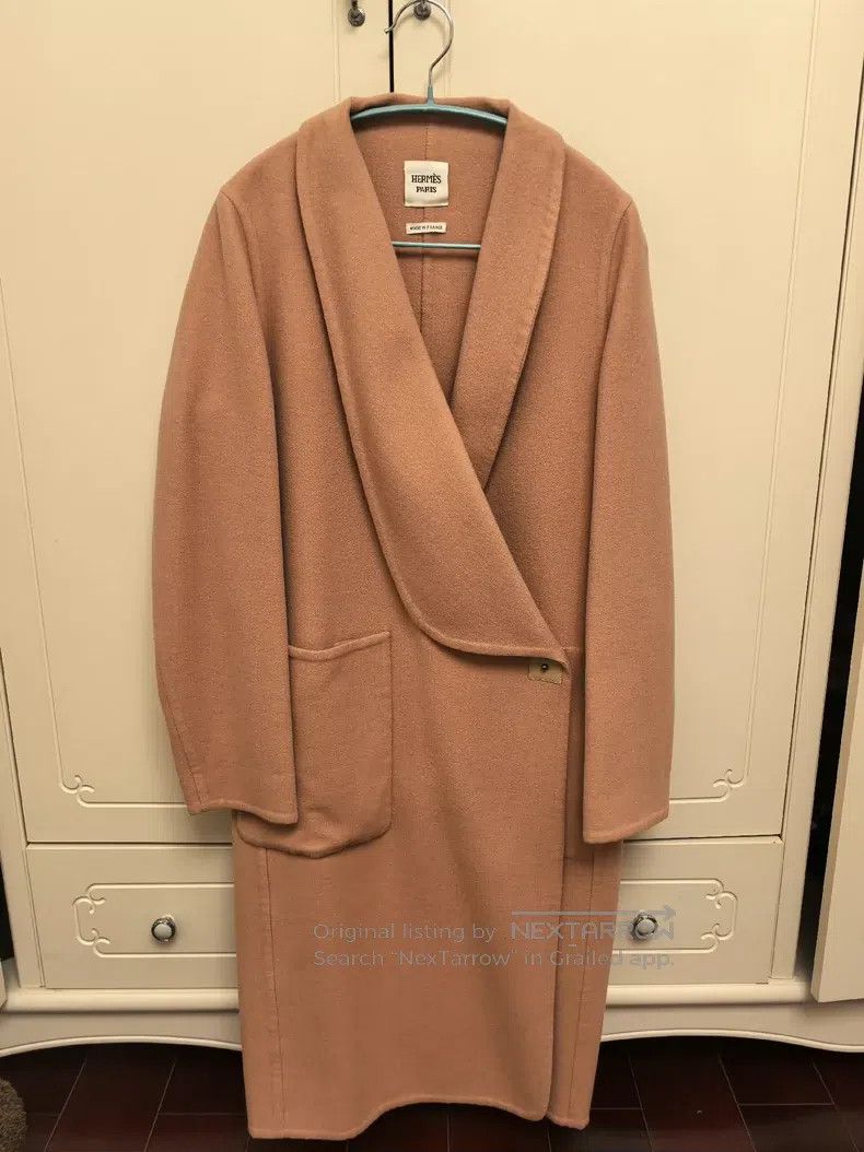 Hermes Hermes Pure Cashmere Coat Size XXS / US 00 / IT 34 - 1 Thumbnail