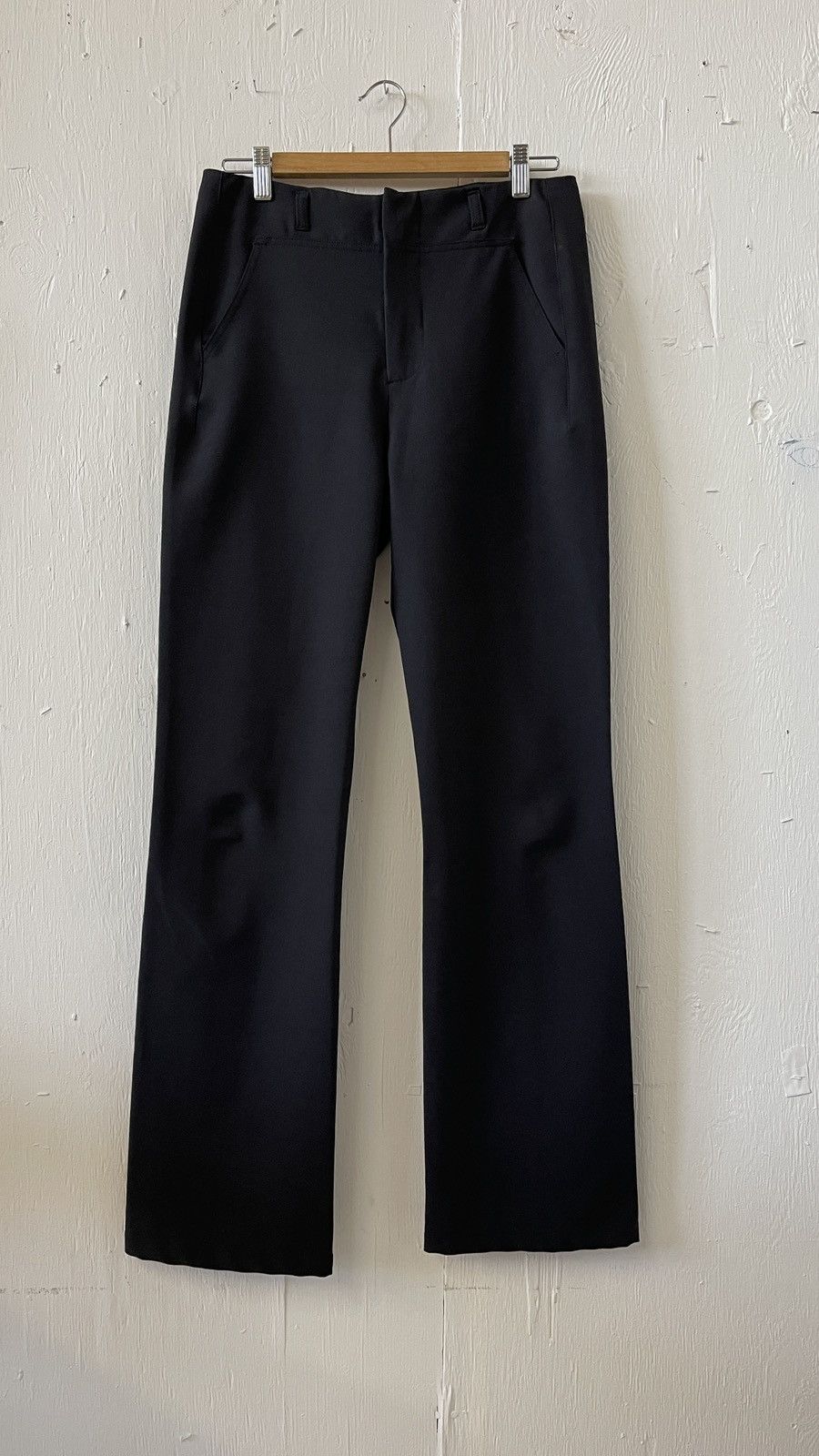 Designer × Marithe + Francois Girbaud Marithe Francois Girbaud black dress pants Size 30" / US 8 / IT 44 - 1 Thumbnail
