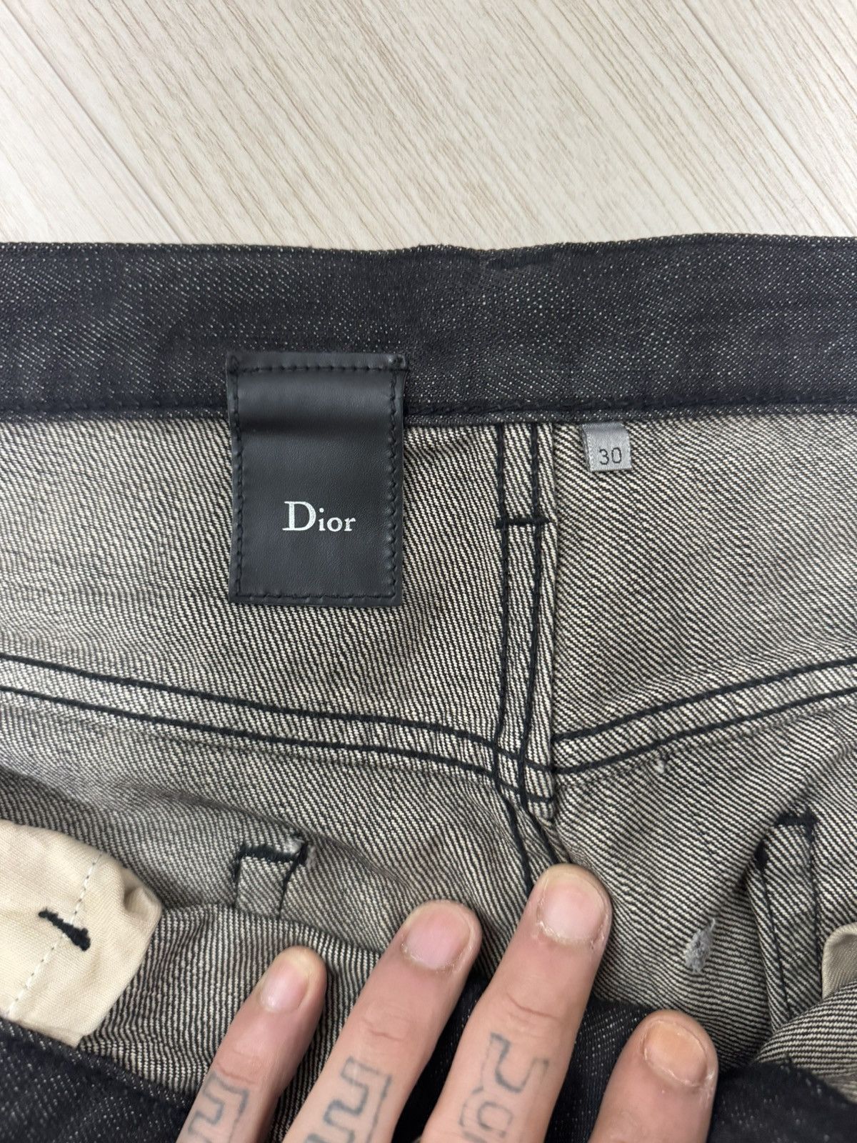 Dior Dior homme 04 Strip coated denim Size US 30 / EU 46 - 2 Thumbnail