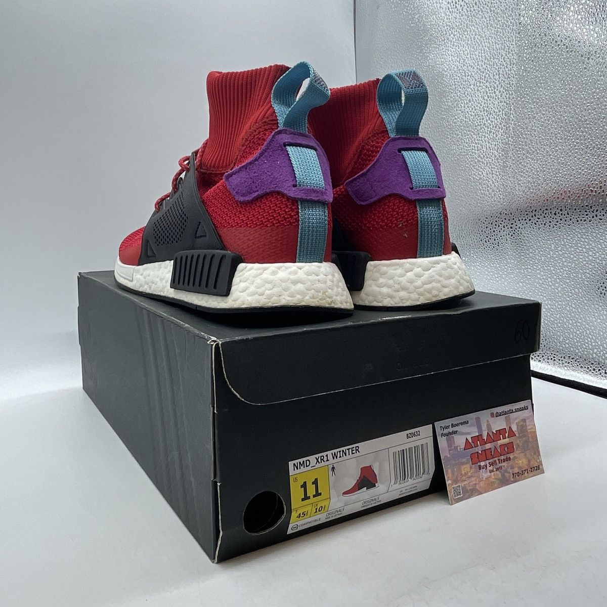 Adidas NMD _XR1 winter mid scarlet Size US 11 / EU 44 - 4 Thumbnail