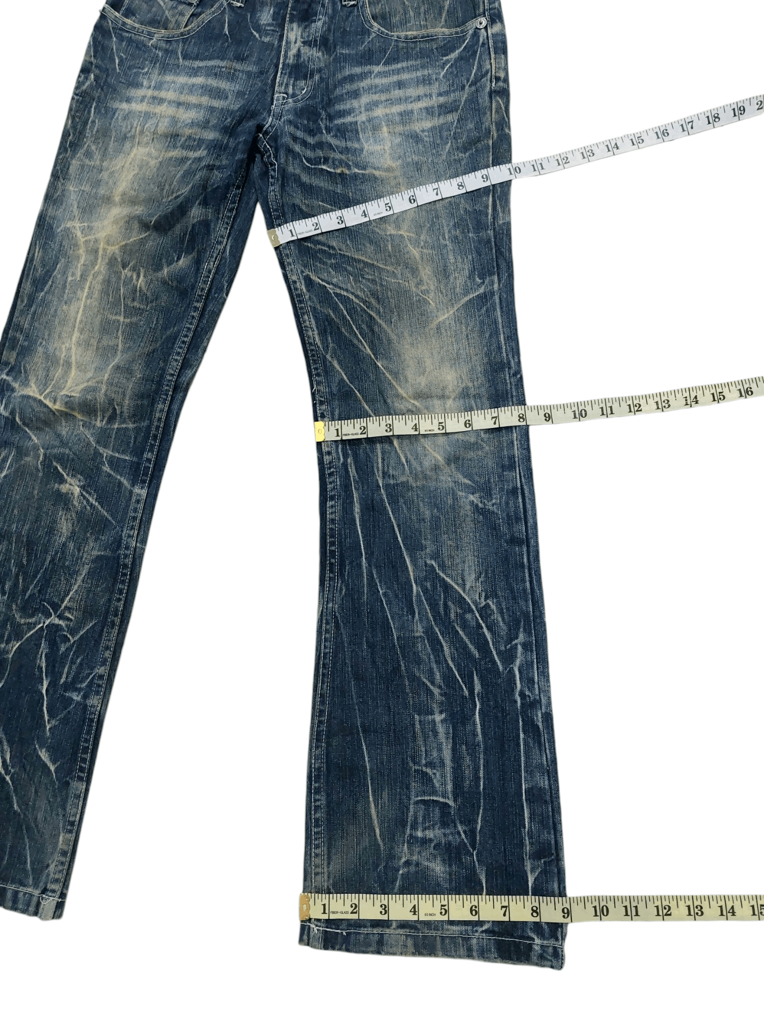 Japanese Brand × Vintage Vintage Nylaus Japan Flare Jeans Size US 31 - 19 Thumbnail