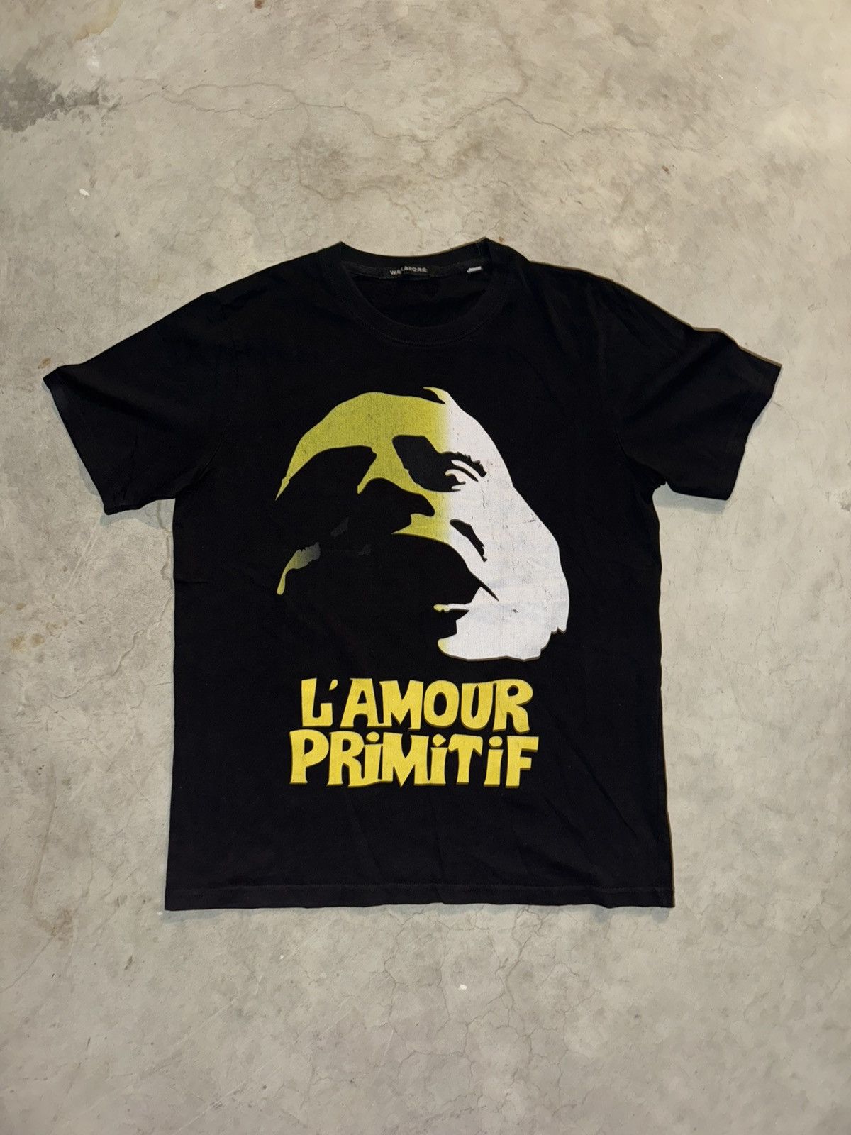 Designer × SSENSE WEKAFORÉ Ssense Exclusive Black Print L’Amour Primitif Tee Size US S / EU 44-46 / 1 - 1 Thumbnail