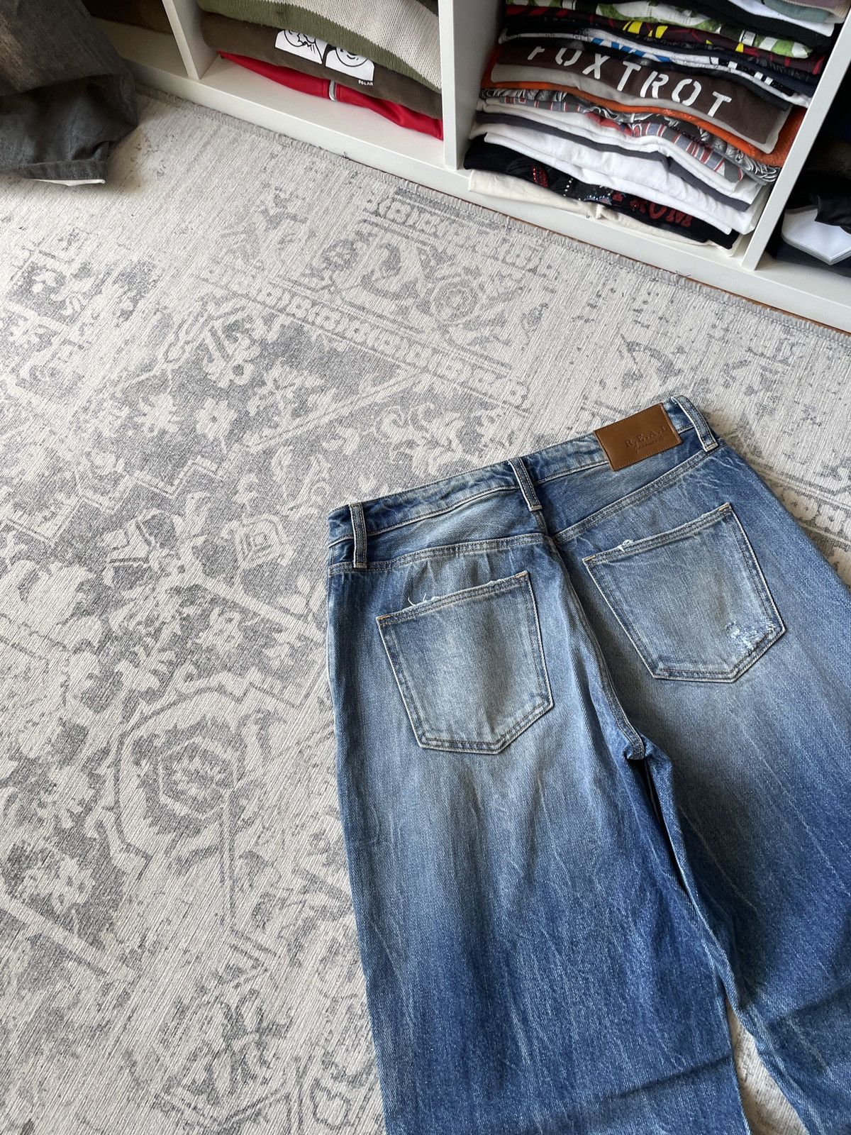 Vintage Vintage Baggy Jeans Faded Mud Washed Avant Garde Japanese Size US 32 / EU 48 - 14 Thumbnail