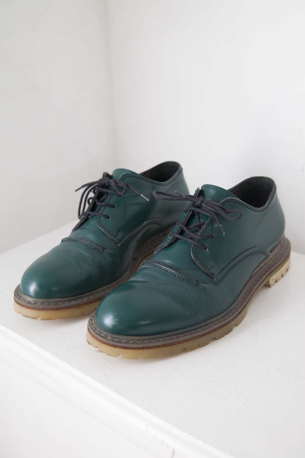 Lanvin SS13 green lace shoes Size US 9 / EU 42 - 1 Thumbnail