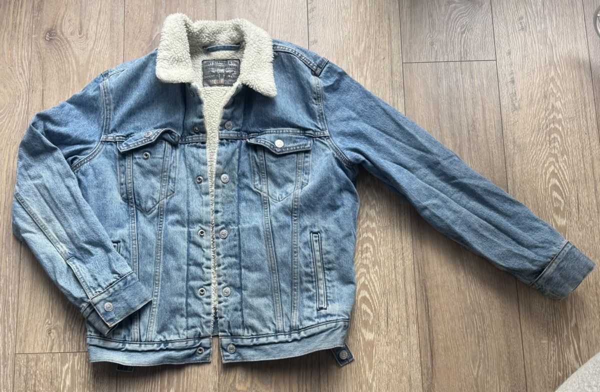 Levi's Levi’s Demin Jacket Fleece Size US M / EU 48-50 / 2 - 5 Thumbnail