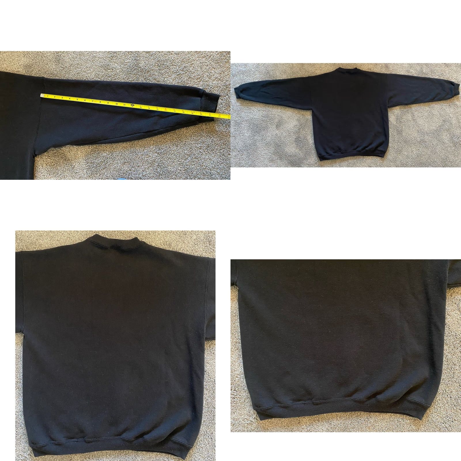 Hanes VINTAGE Hanes Heavyweight Sweatshirt Lake Tahoe California Made In USA Mens L Black Sweatshirt USA Retro 90s Mens Size US L / EU 52-54 / 3 - 9 Thumbnail