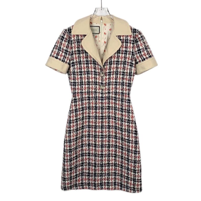 Gucci Gucci Short Sleeve Wool Dress M Size Size US 36 / EU 52 - 1 Thumbnail