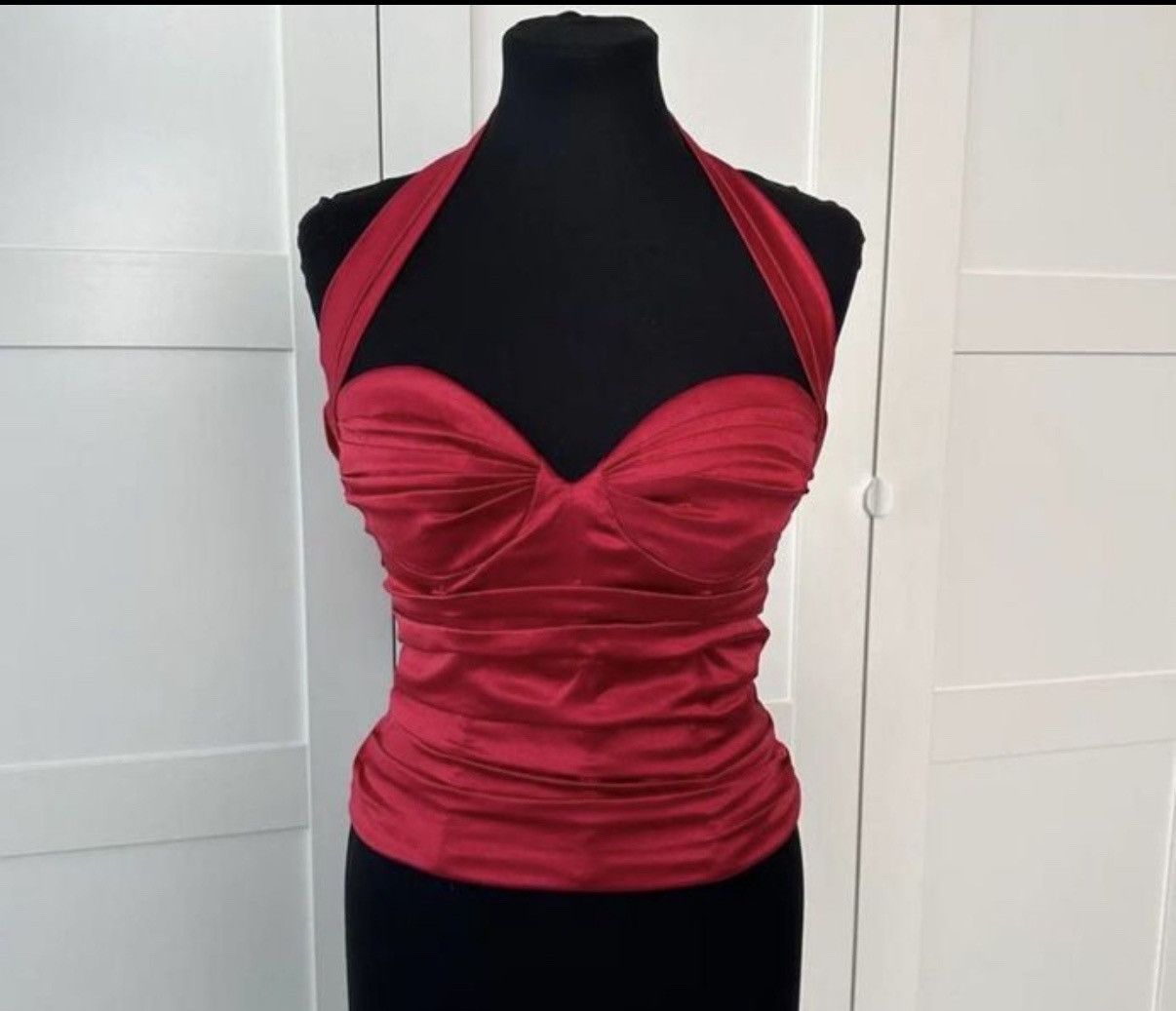 Dolce & Gabbana dolce & gabbana red top corset Size S / US 4 / IT 40 - 2 Thumbnail