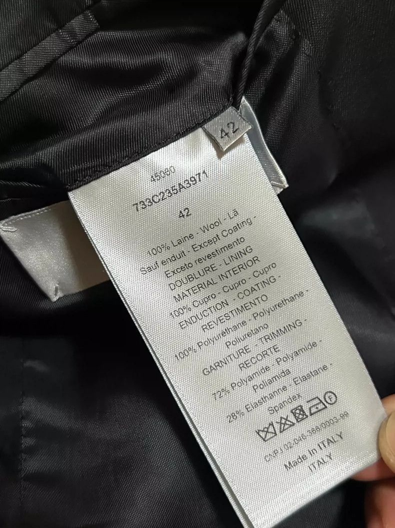 Dior Dior Electric Blue Wool Suit Jacket-2505 Size US M / EU 48-50 / 2 - 8 Thumbnail