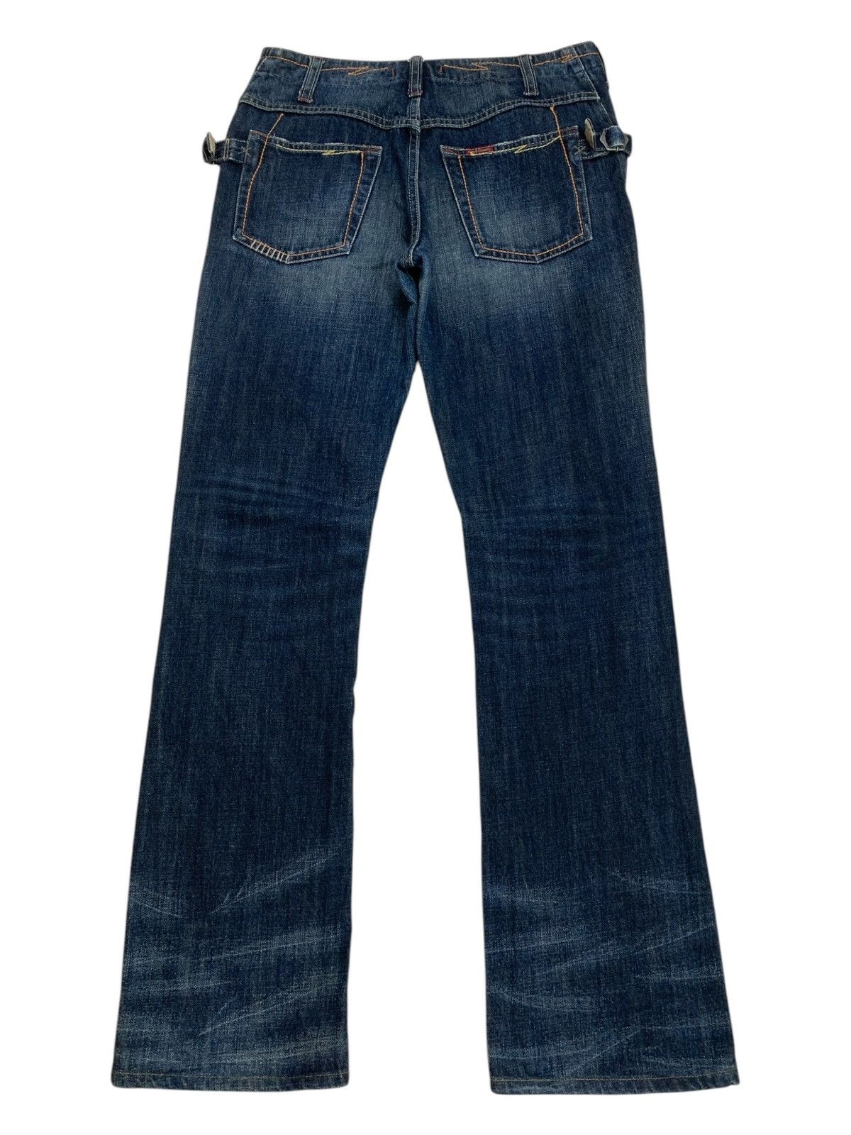 20471120 × Japanese Brand Sweet Camel Flare Kapital Style Whisker Distressed Denim Size US 28 / EU 44 - 2 Thumbnail