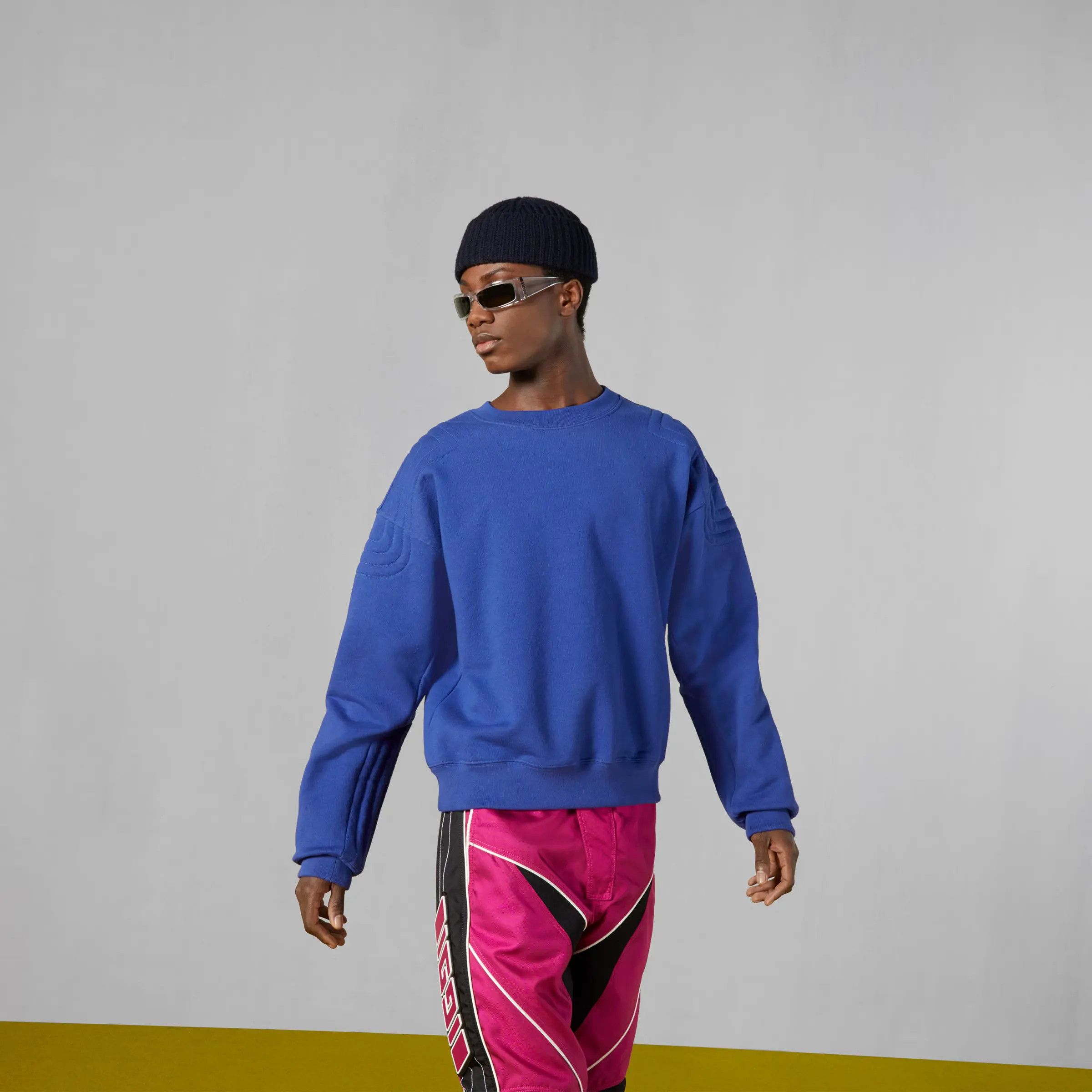 Gucci o1s1wg110225 Cities Cotton Jersey Sweatshirt in Blue Size US XXL / EU 58 / 5 - 3 Thumbnail