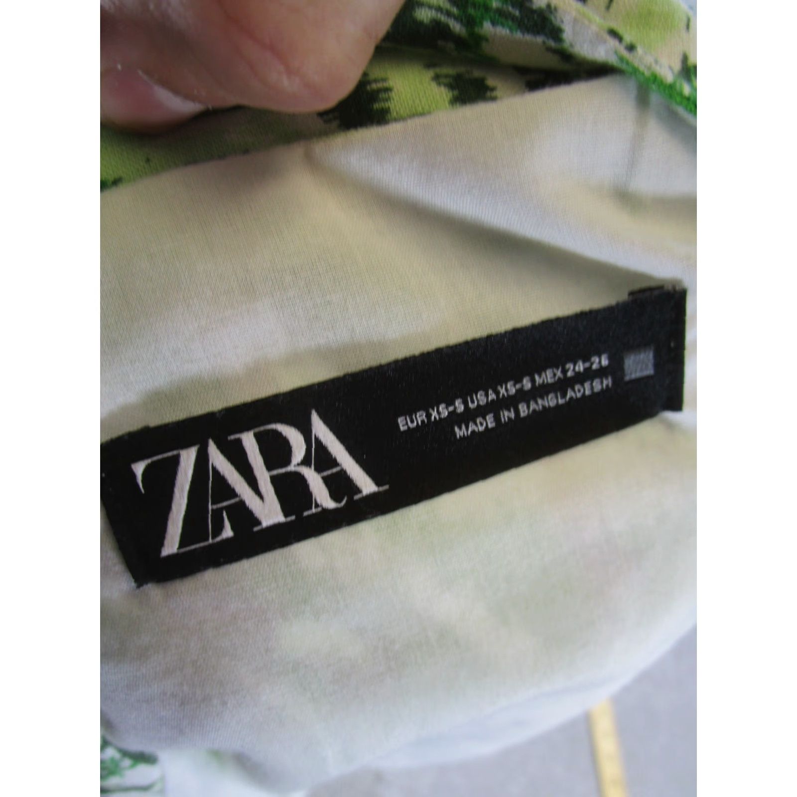 Zara VINTAGE Zara Sweater Shirt Womens S Green Open Front Cardigan 90s Womens Size S / US 4 / IT 40 - 6 Thumbnail
