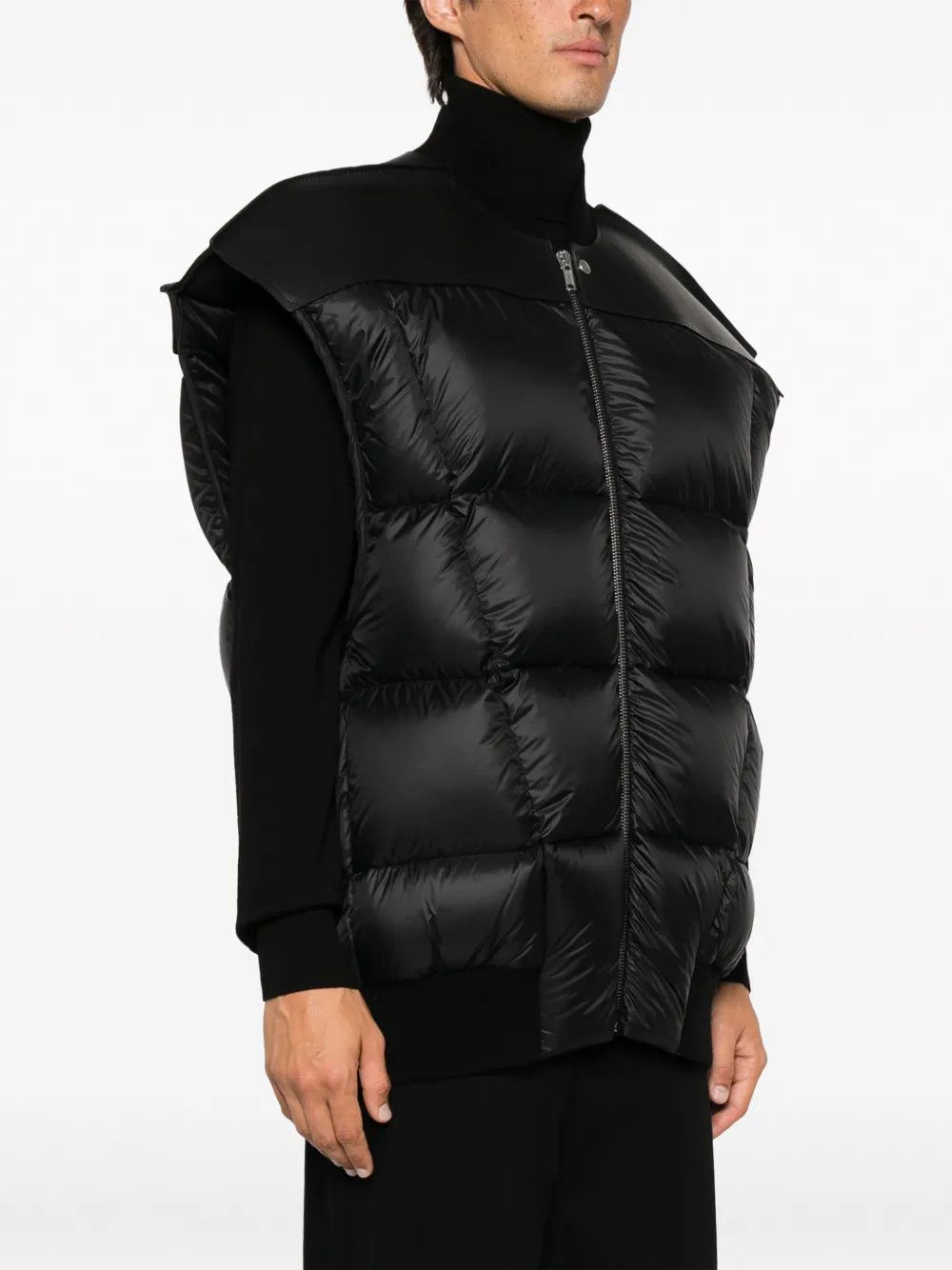 Rick Owens o1y0325 Shell Vest in Black Size US M / EU 48-50 / 2 - 3 Thumbnail