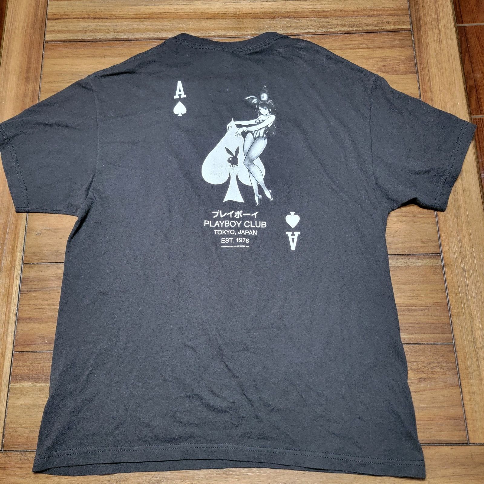 Playboy Color Bars x Playboy Tee "Playboy Club Tokyo, Japan" - Large Size US L / EU 52-54 / 3 - 3 Thumbnail