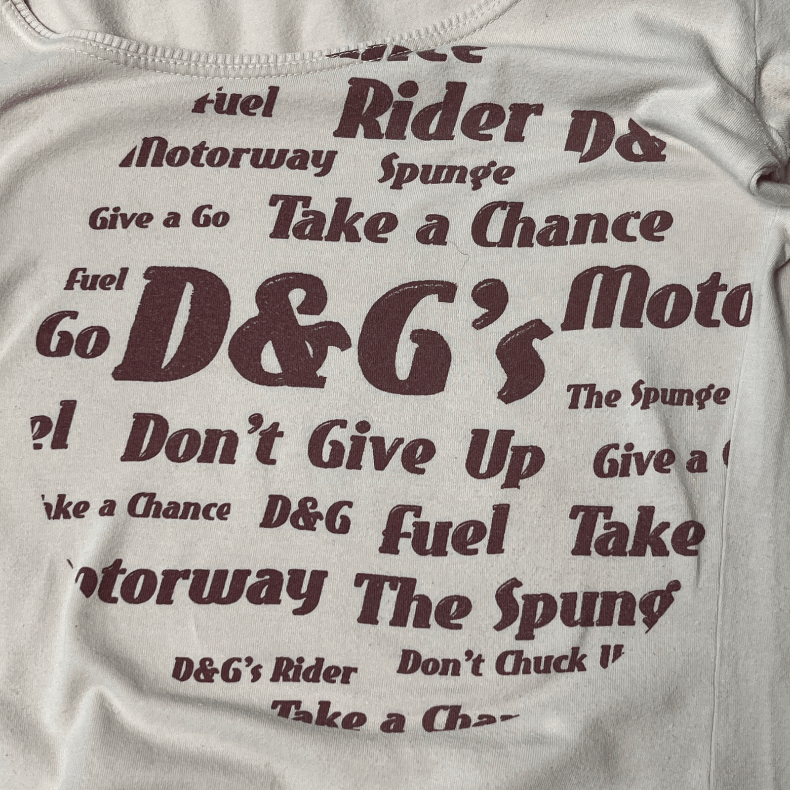 Dolce & Gabbana Dolce Gabbana DG Vintage Y2K Big Logo Beige Blouse T Shirt M Size M / US 6-8 / IT 42-44 - 13 Thumbnail