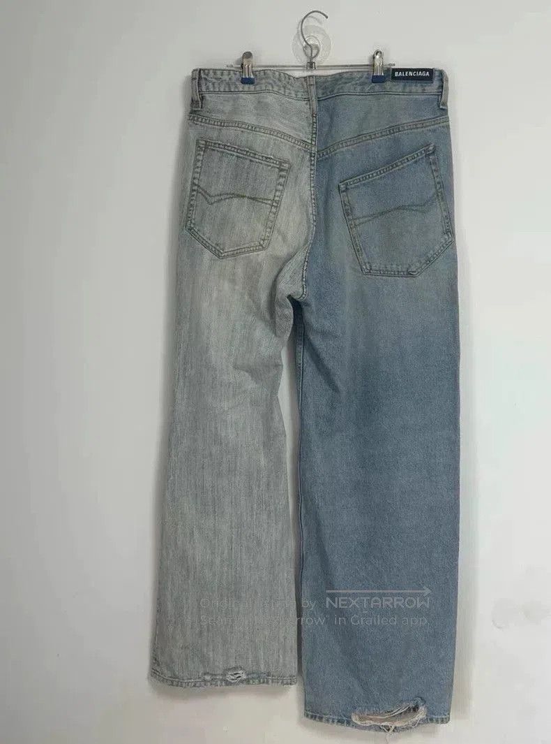 Balenciaga Balenciaga Fifty Patchwork Logo Jeans. Size US 26 / EU 42 - 2 Thumbnail