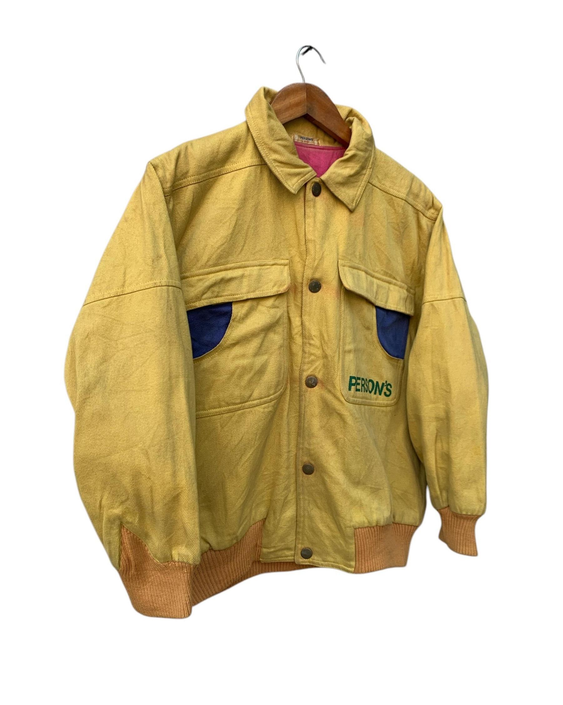 PERSON'S Rare Vtg Person's Bomber Jacket Size US XL / EU 56 / 4 - 3 Thumbnail