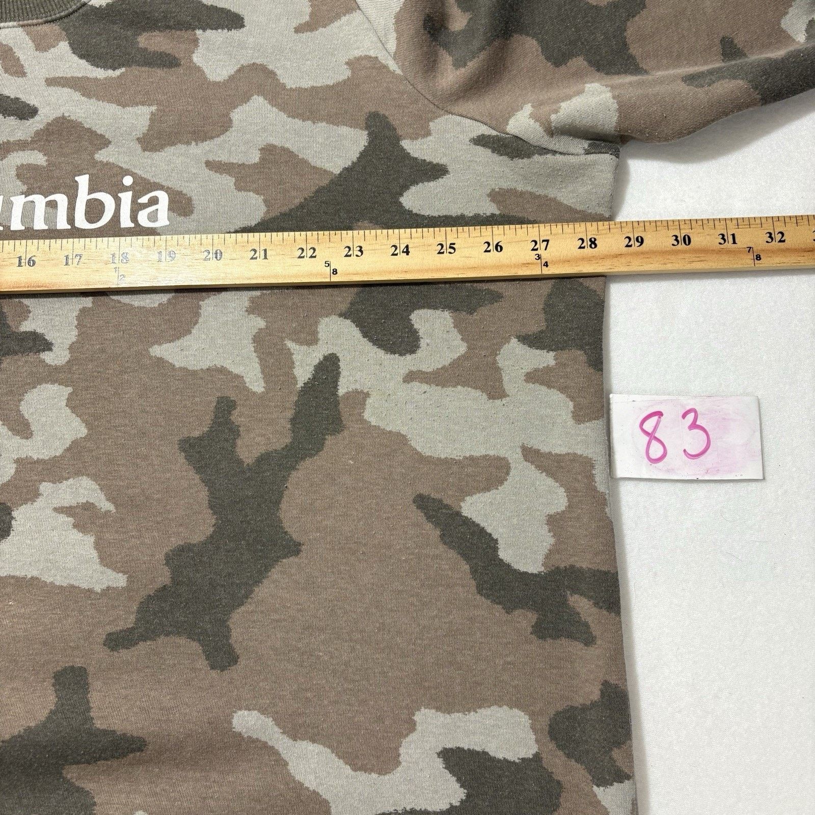 Columbia Columbia 3X Crewneck Sweatshirt Fleece Lined Camo Pullover Size 3XL / US 20-22 - 9 Thumbnail