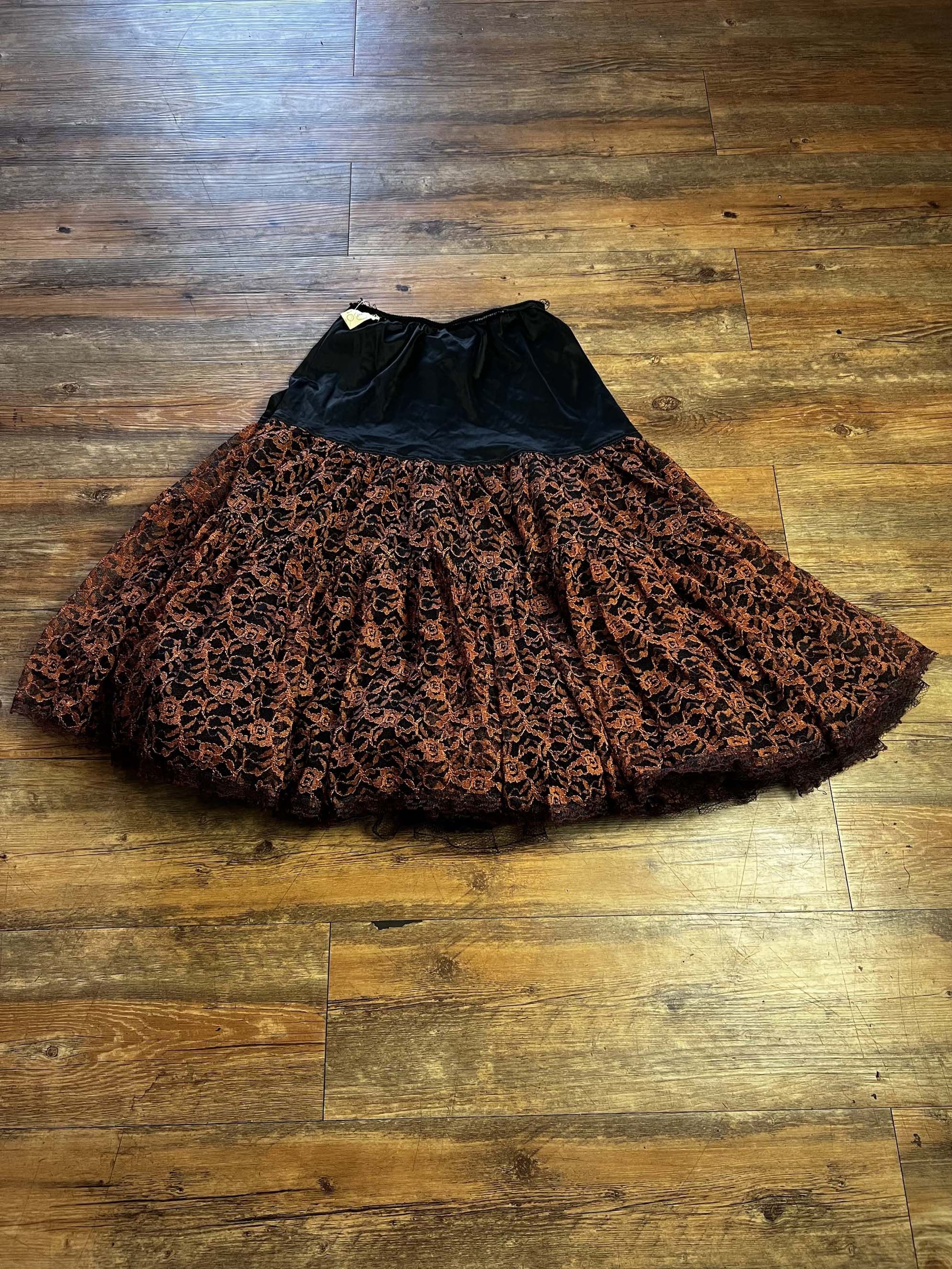 Vintage Vintage 1950's Koro Two-Tone Crinoline Petticoat Skirt Size 24" / US 00 / IT 34 - 15 Thumbnail