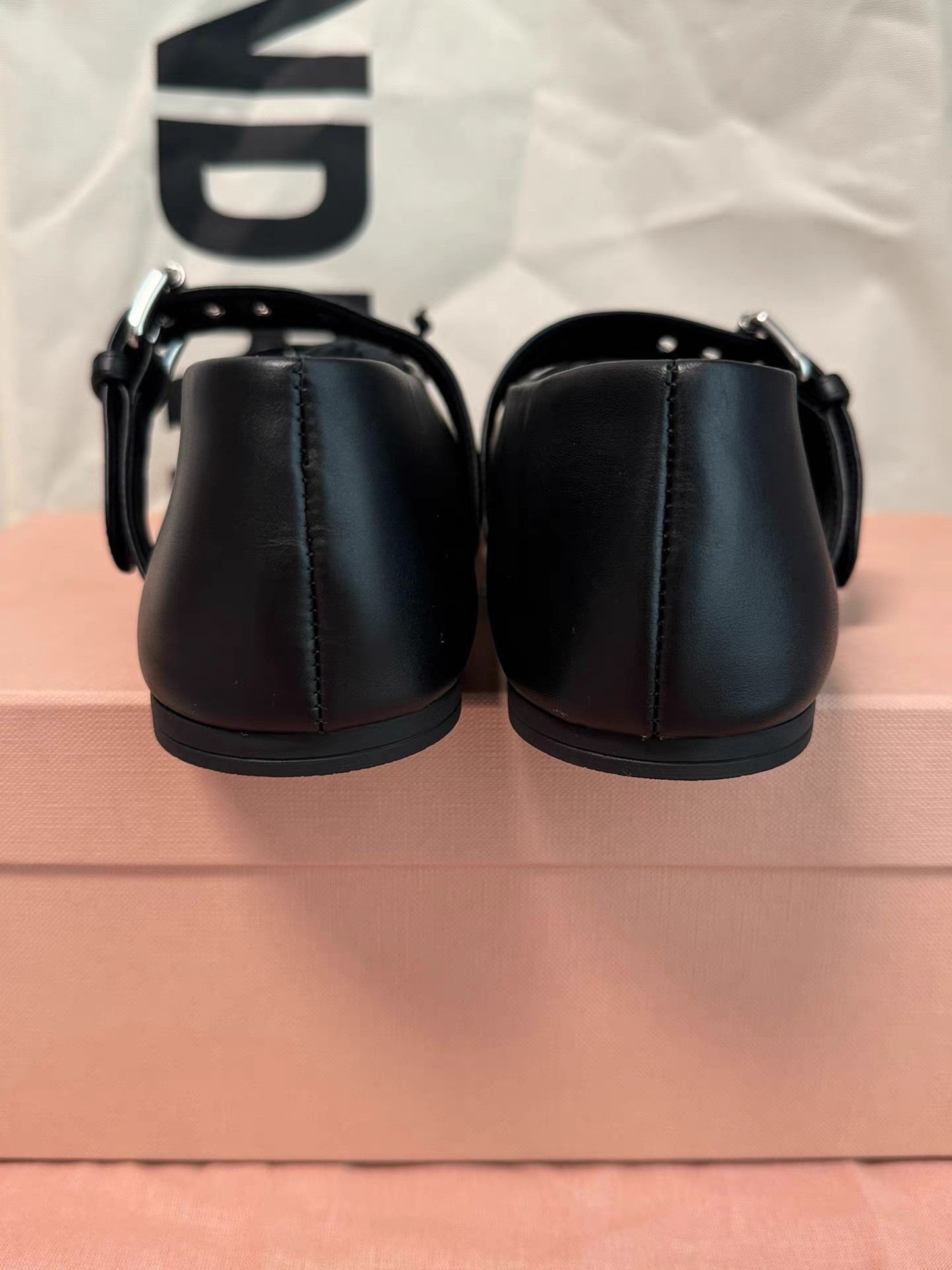 Miu Miu MiuMiu Bow Ballet Flats K6 Size US 9 / IT 39 - 4 Thumbnail