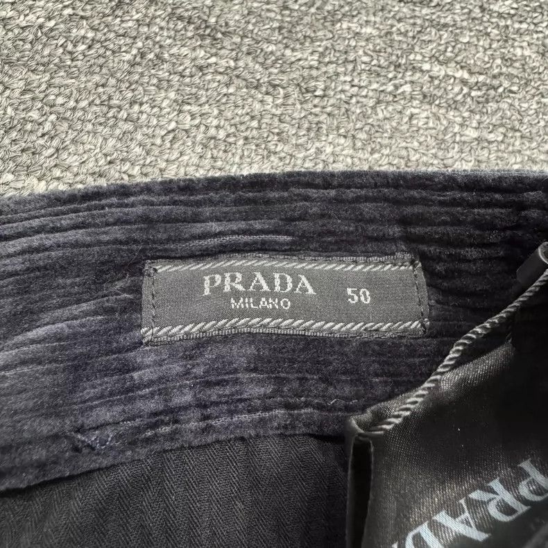 Prada Prada Corduroy casual pants 2505-Nextarrow Size US 34 / EU 50 - 2 Thumbnail