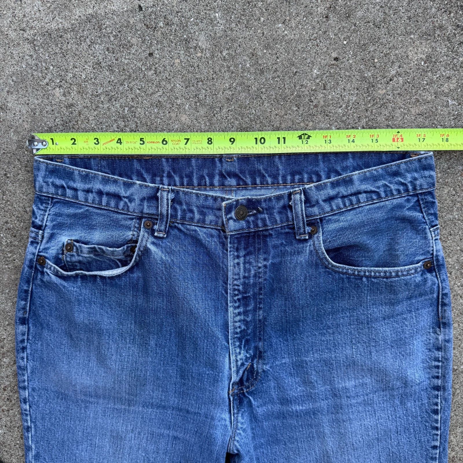 Levi's Vintage 80s Levis 517 Blue Bootcut Denim Made in USA Jeans Size US 34 / EU 50 - 7 Thumbnail