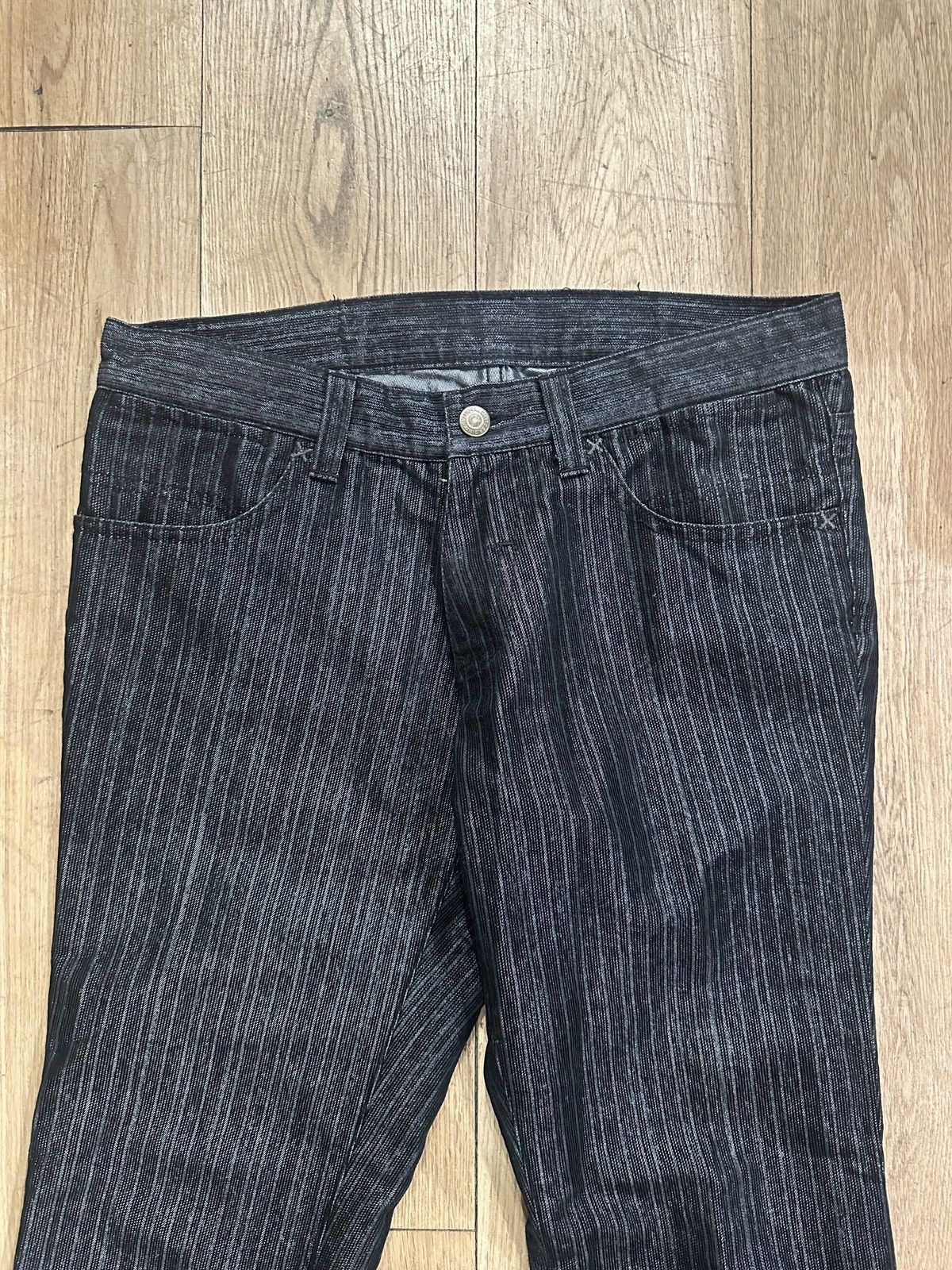 Tornado Mart Tornado Mart Striped Shine Denim Size US 30 / EU 46 - 3 Thumbnail