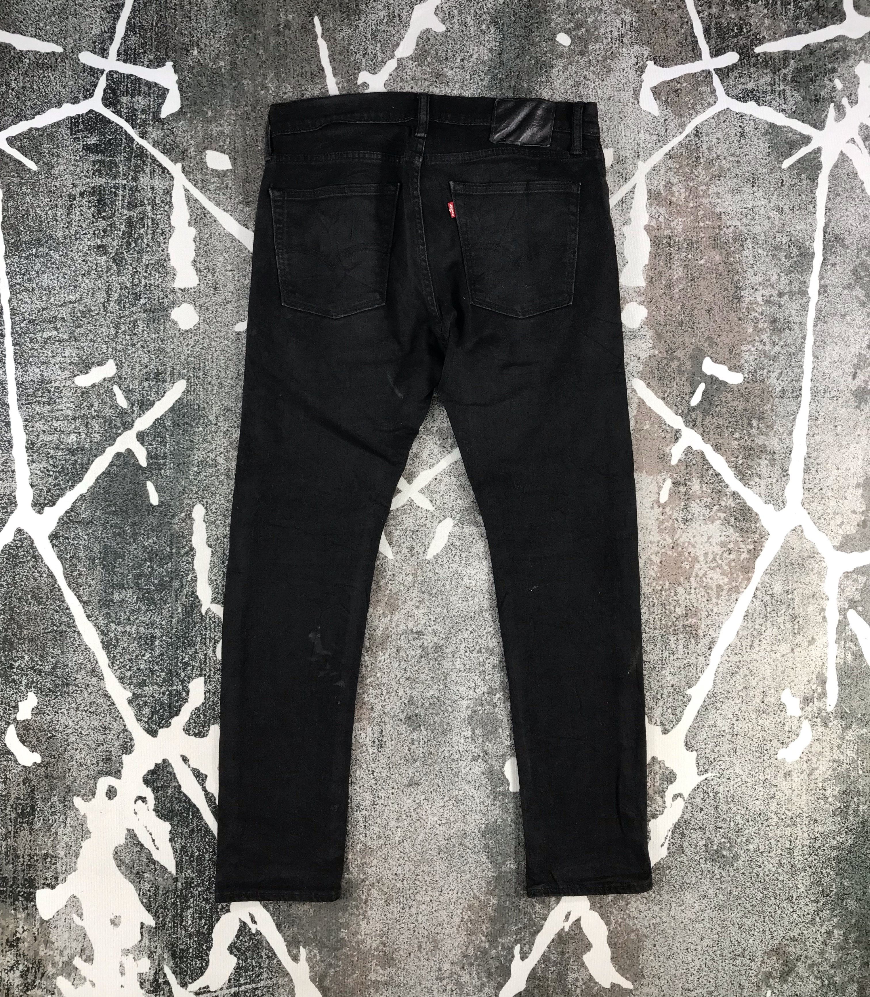 Levi's Levis 510 Jeans Black Denim KJ841 Size US 32 / EU 48 - 2 Thumbnail